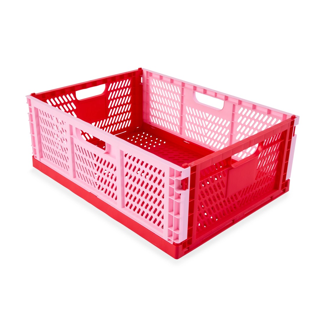 4 30L Collapsible Crate - Large, Red, 4 of 10