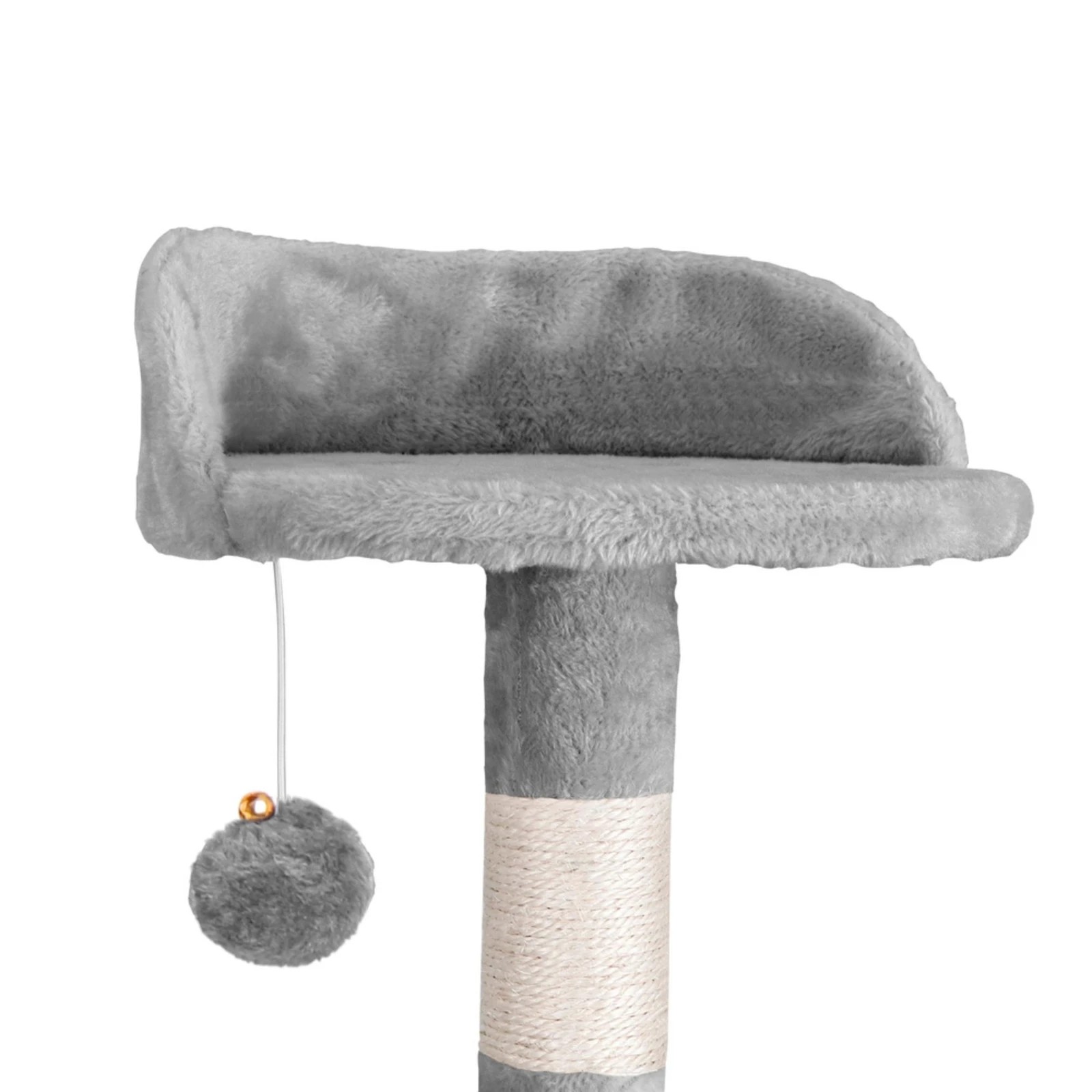 4 Beastie Cat Tree Scratching Post Scratcher Tower Condo House Furniture 112CM - Grey, 4 of 6