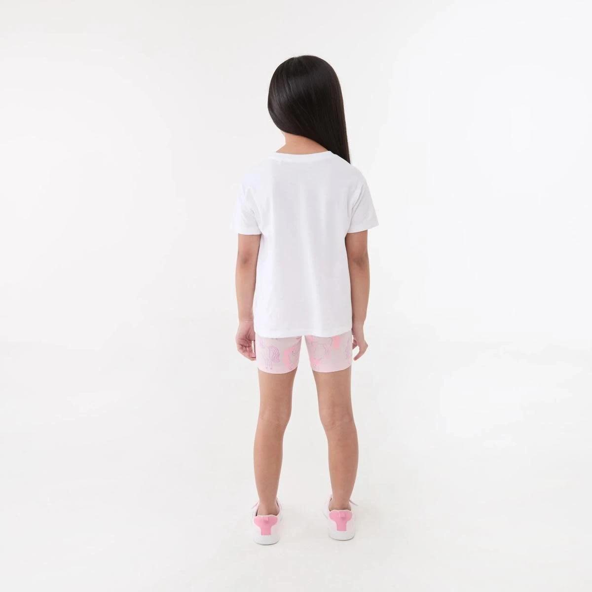6 Printed Bike Shorts UNICORN REVERIE  PINK, 6 of 6