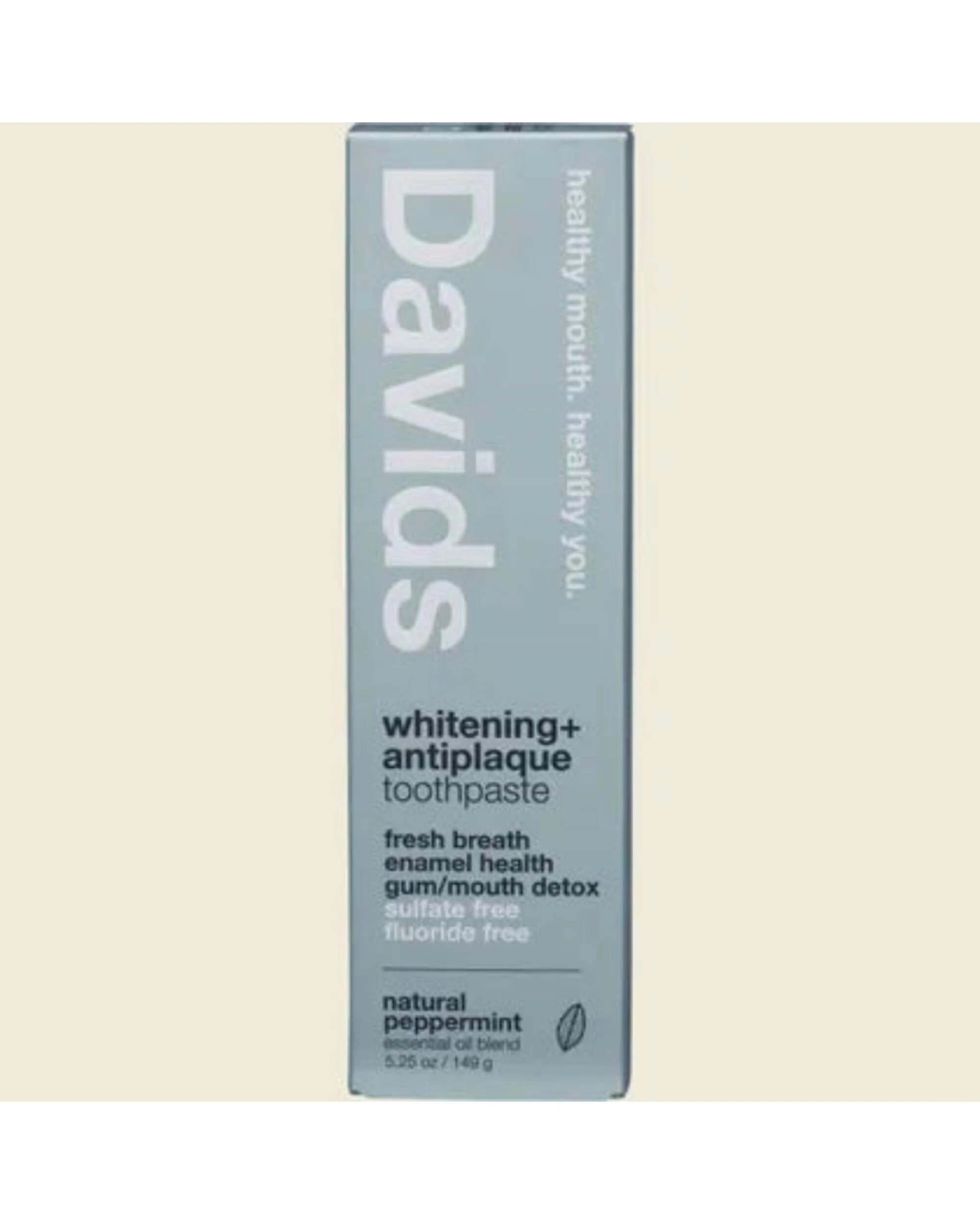 3 Davids Hydroxi Toothpaste Whitening & Antiplaque Peppermint 149g, 3 of 3