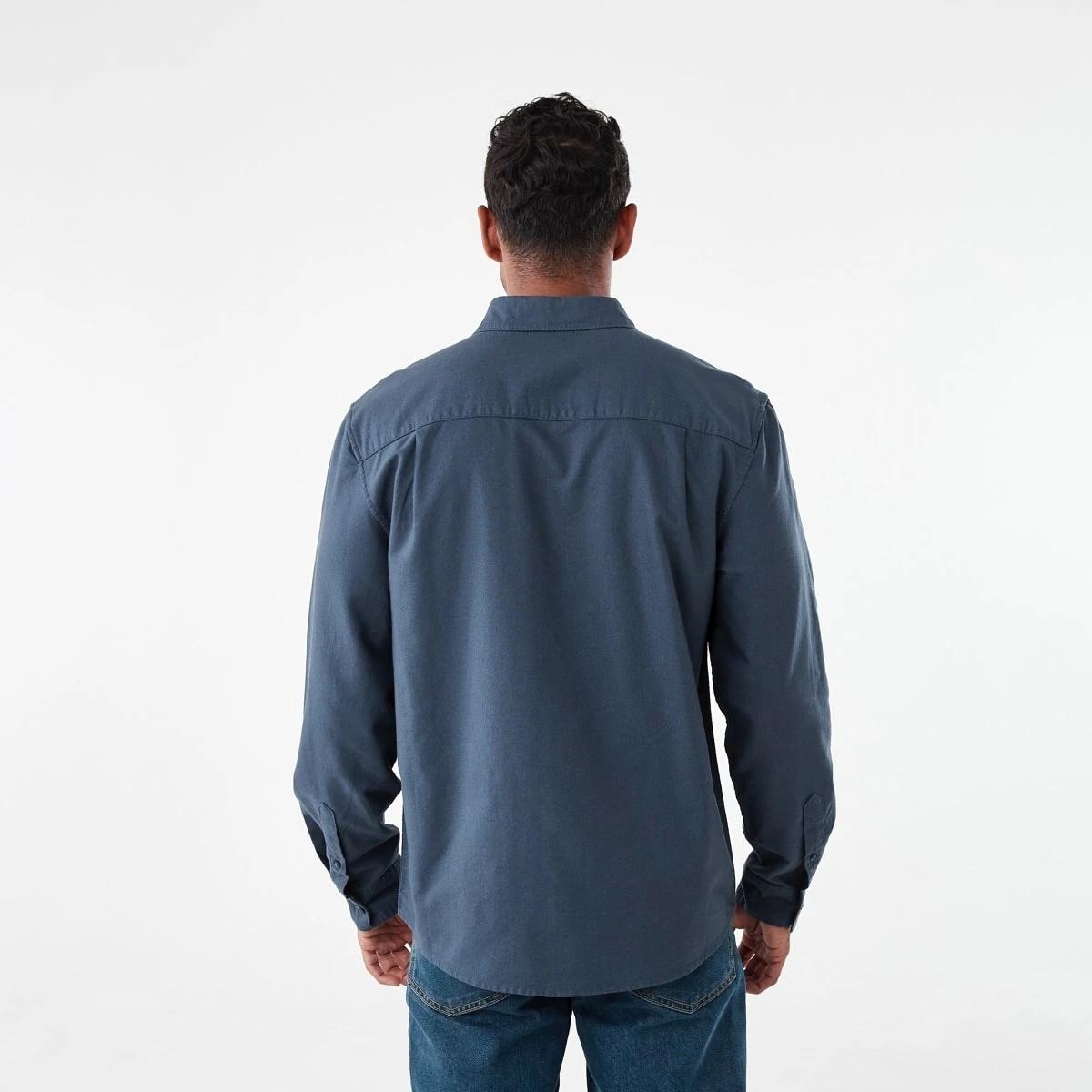 3 Long Sleeve Oxford Shirt BLUE NIGHTS, 3 of 7