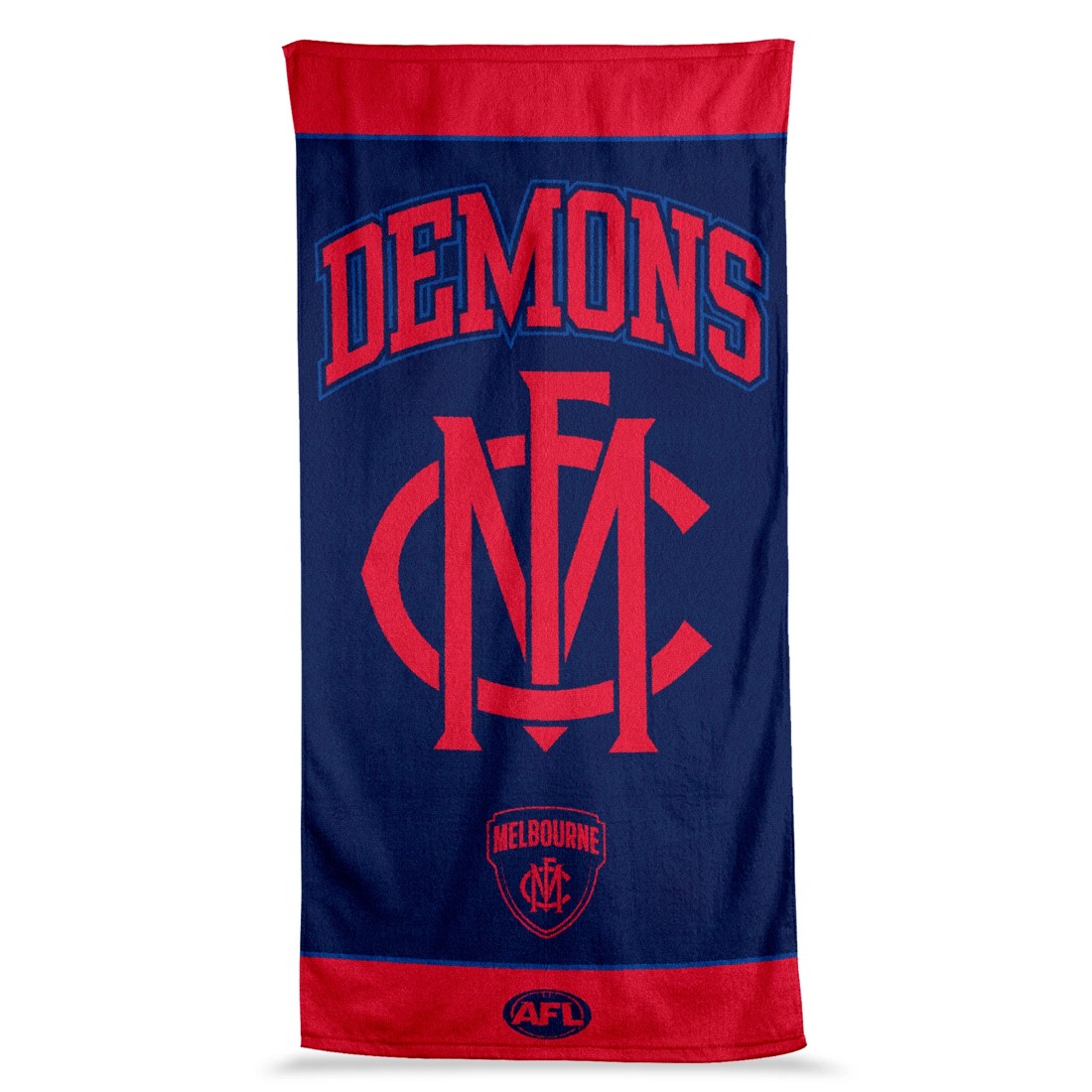 1 AFL Melbourne Demons Cotton Beach Towel, 1 of 1