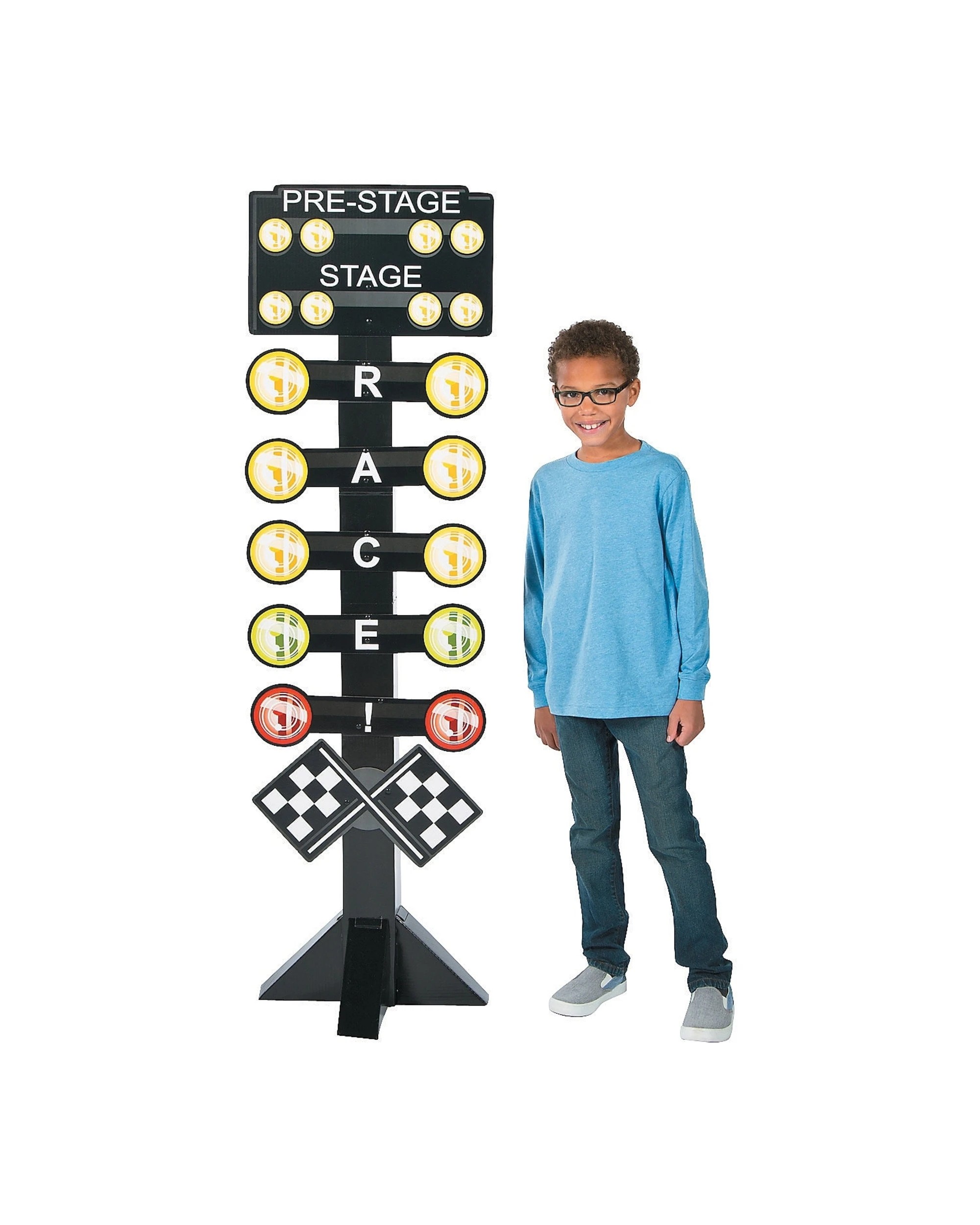 1 Partyrama Race Track Start Lights Sign, 1 of 1