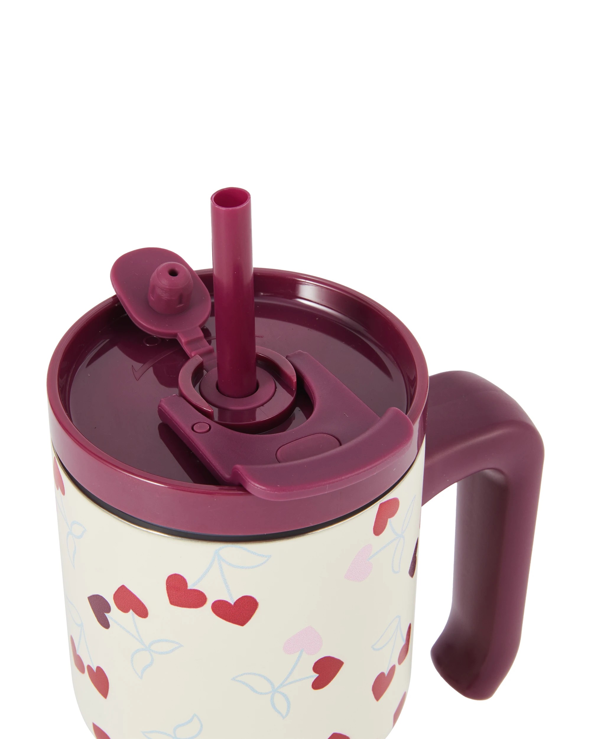 2 600ml Cherry Tumbler with Handle, 2 of 7