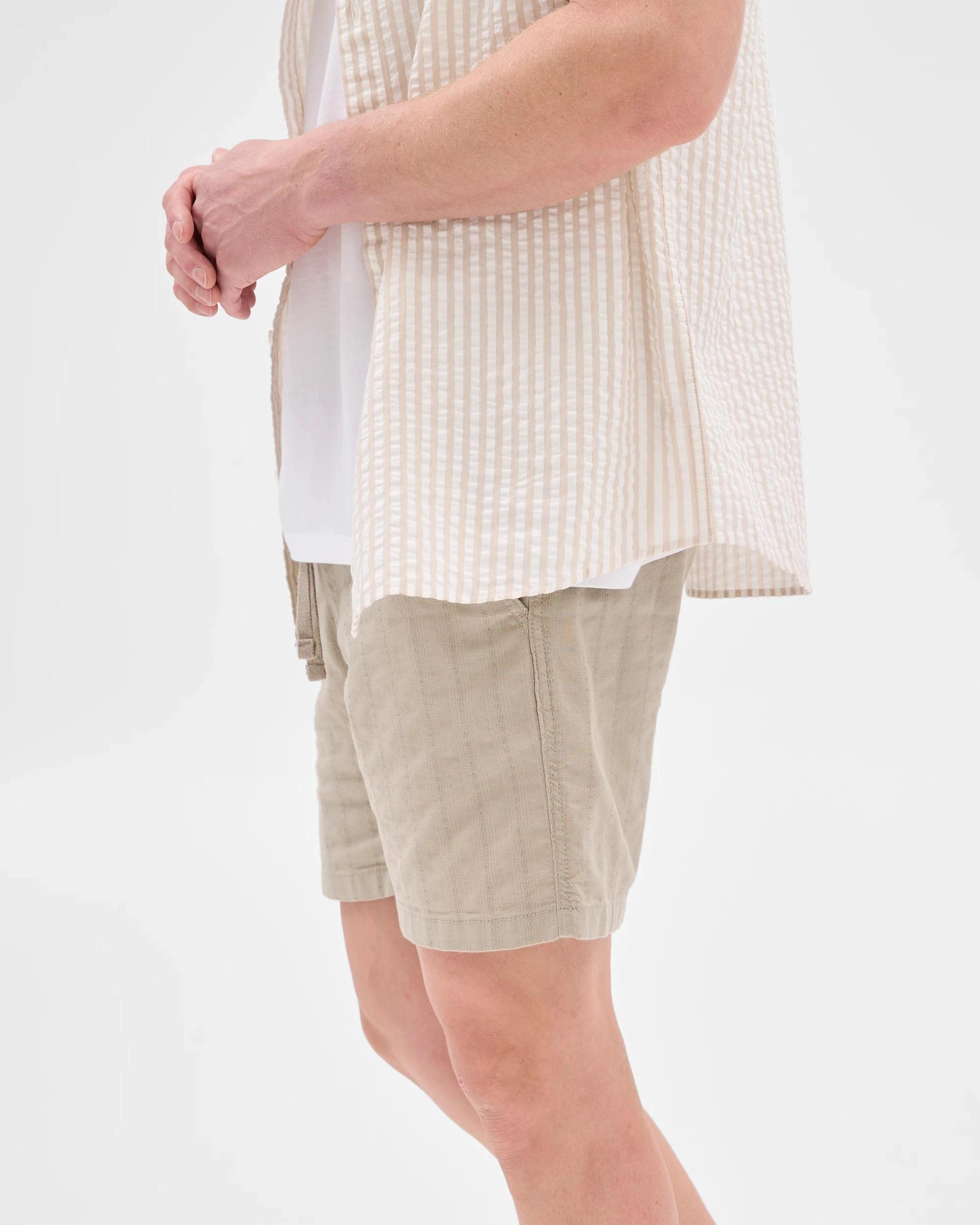 8 Target Australian Cotton Textured Stripe Shorts FOG, 8 of 10