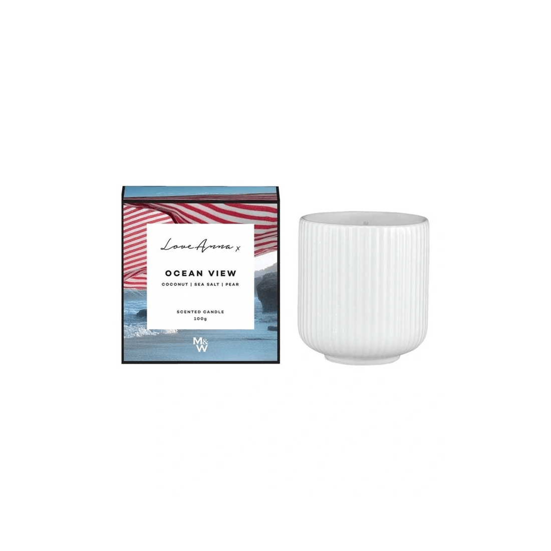 1 Love Anna X Fragrance Candle Wax 100g Ocean View Gift Boxed Home Fragrance
 - Multi, 1 of 5