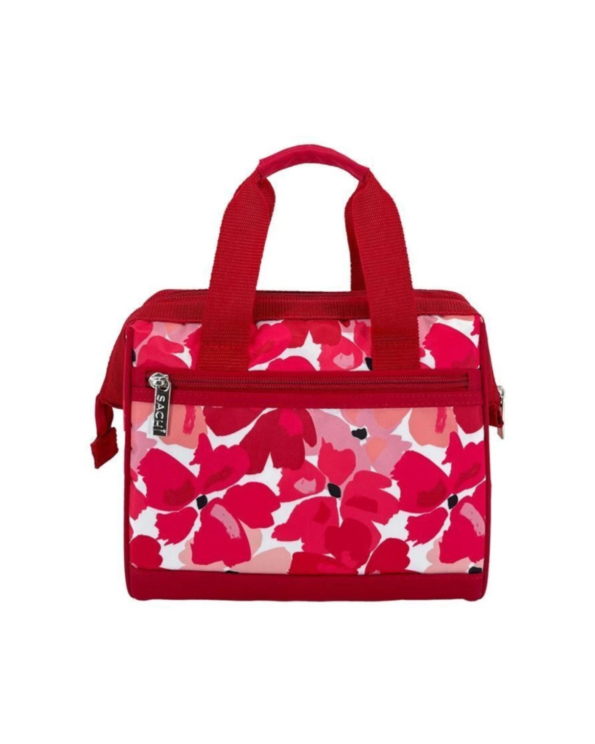 2 Sachi Style 34 Insulated Lunch Bag Leak Proof Food Safe Zip 24x17x22cm - Red, 2 of 6
