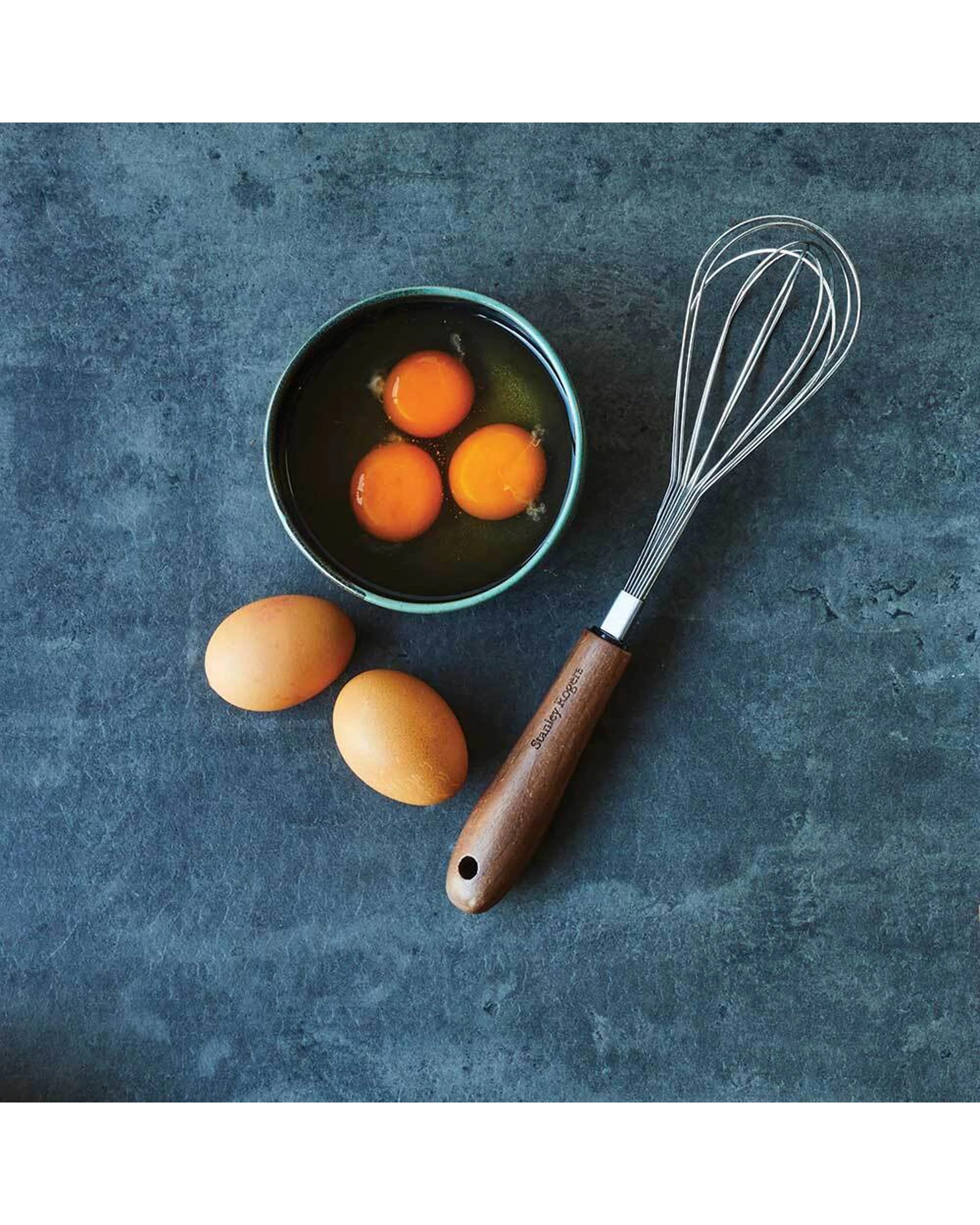 3 Stanley Rogers 2PK Premium Embossed Walnut Stainless Steel Whisk 18cm - Silver, 3 of 4