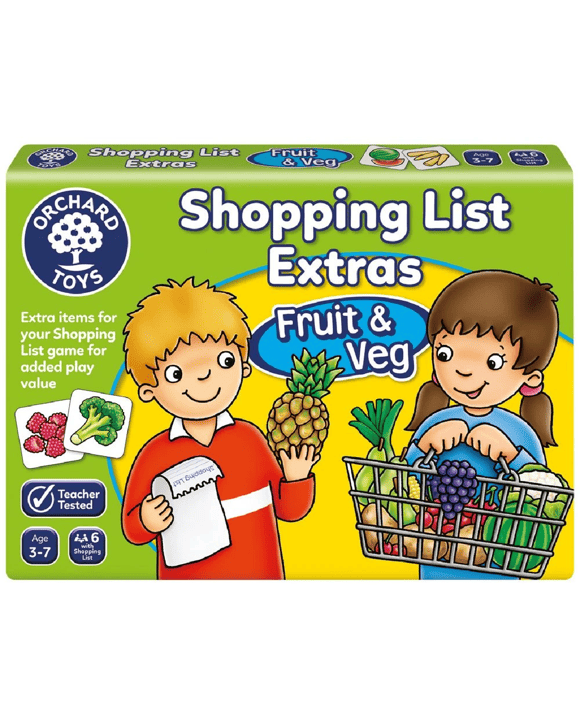 Orchard Toys Shopping List Booster Pack Fruit and Veg