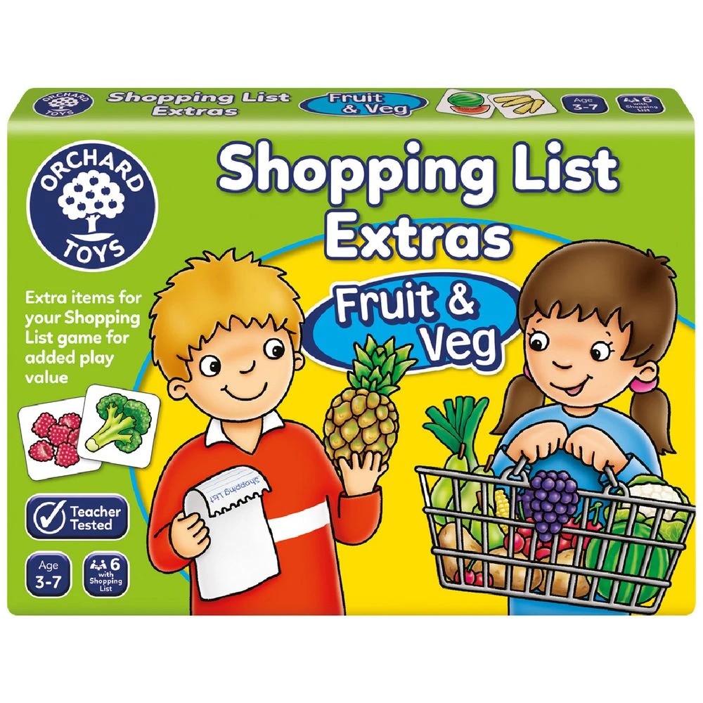 1 Orchard Toys Shopping List Booster Pack Fruit and Veg, 1 of 2
