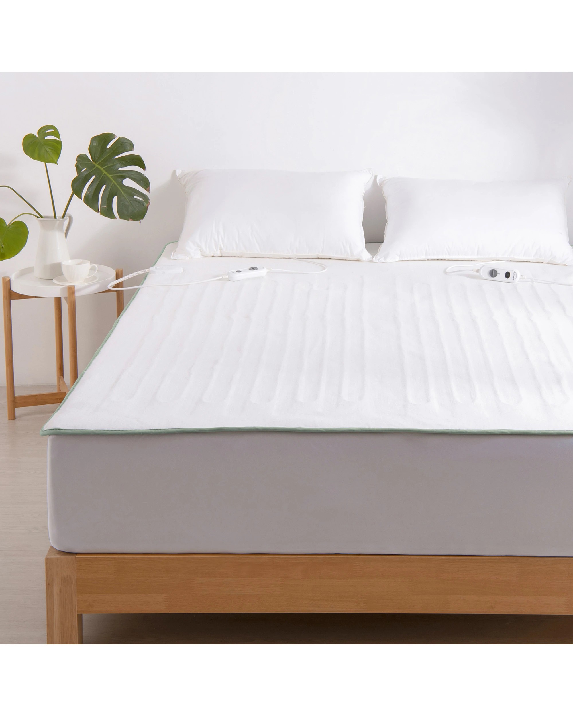 1 Dreamaker Classic Allergy Sensitive Antimicrobial Electric Blanket - King Bed - White, 1 of 7