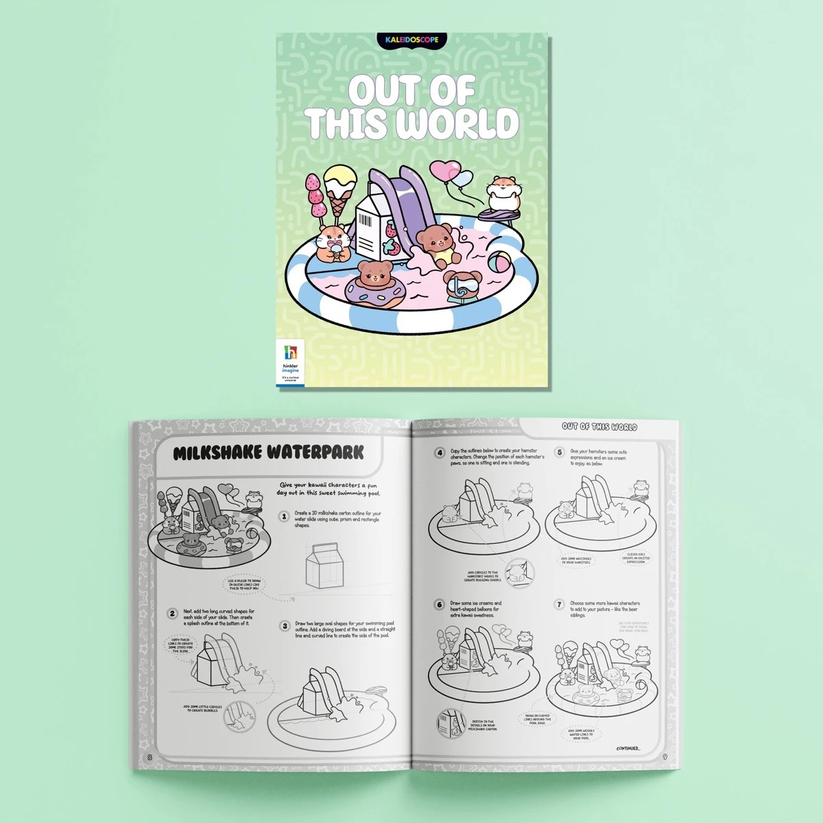 8 Kaleidoscope Draw Kawaii Ultimate Kit - Book, 8 of 10