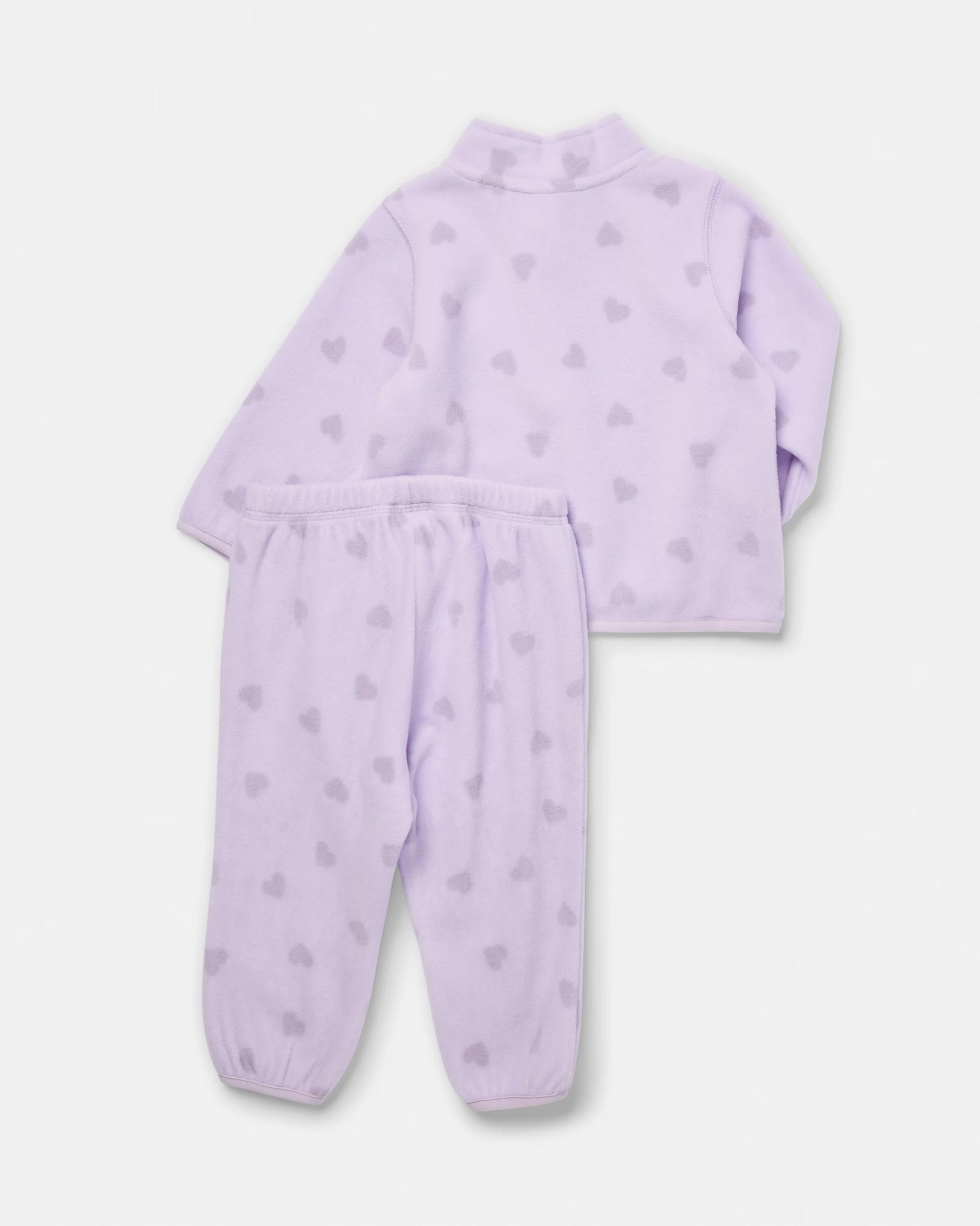 2 Polar Fleece Set Purp Heart, 2 of 5