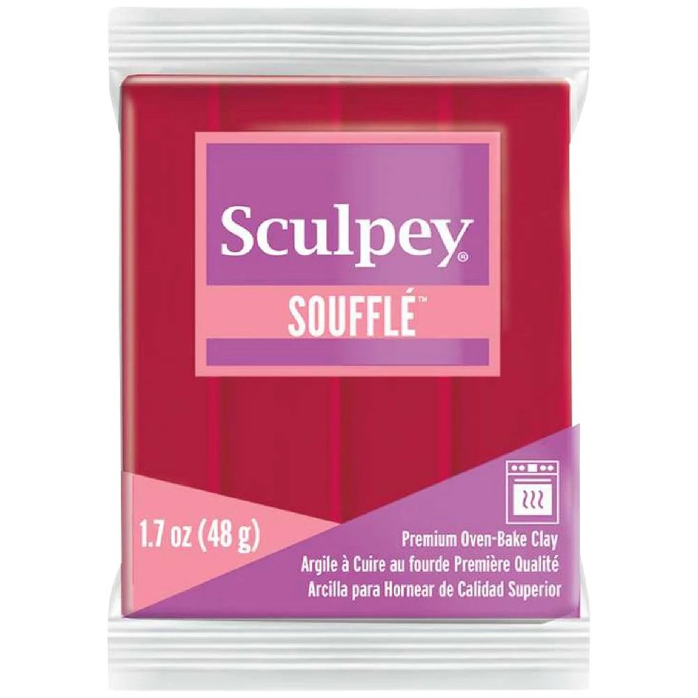 1 Sculpey Souffle Modelling Clay Cherry Pie 48g, 1 of 3