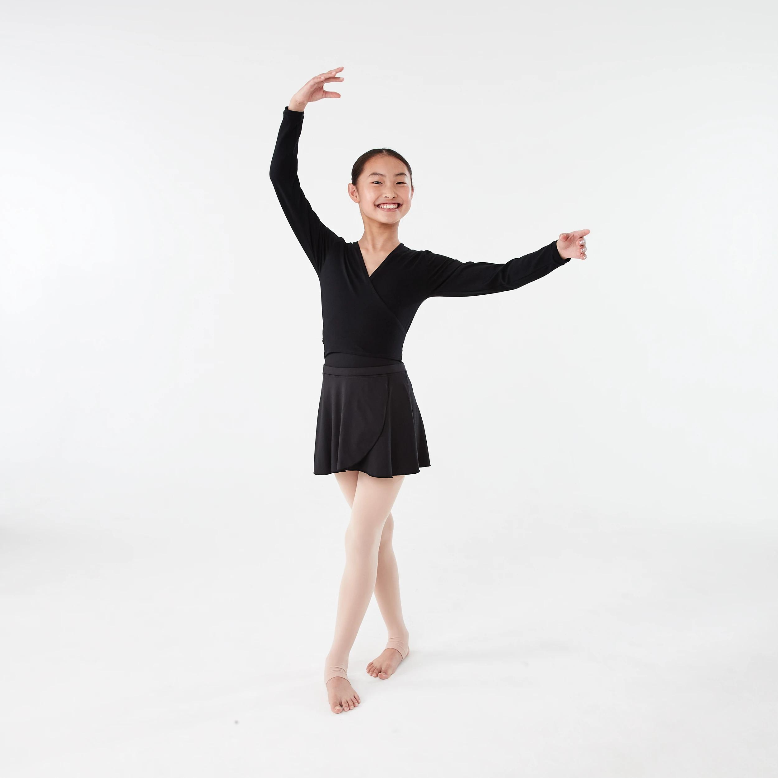6 Dance Wrap Top BLACK, 6 of 10
