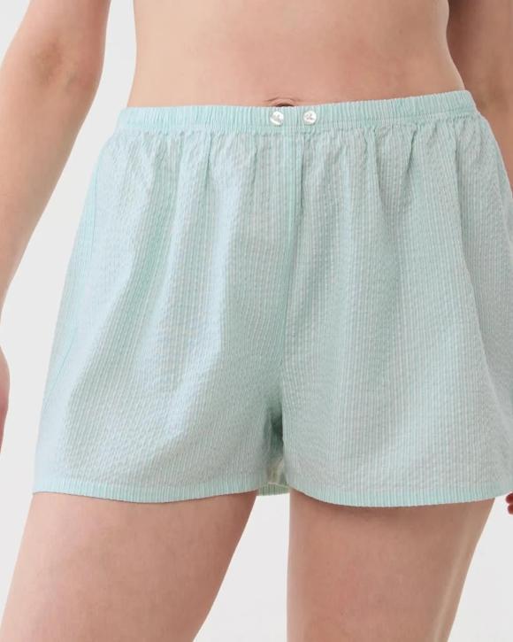 Cotton Seersucker Shorts