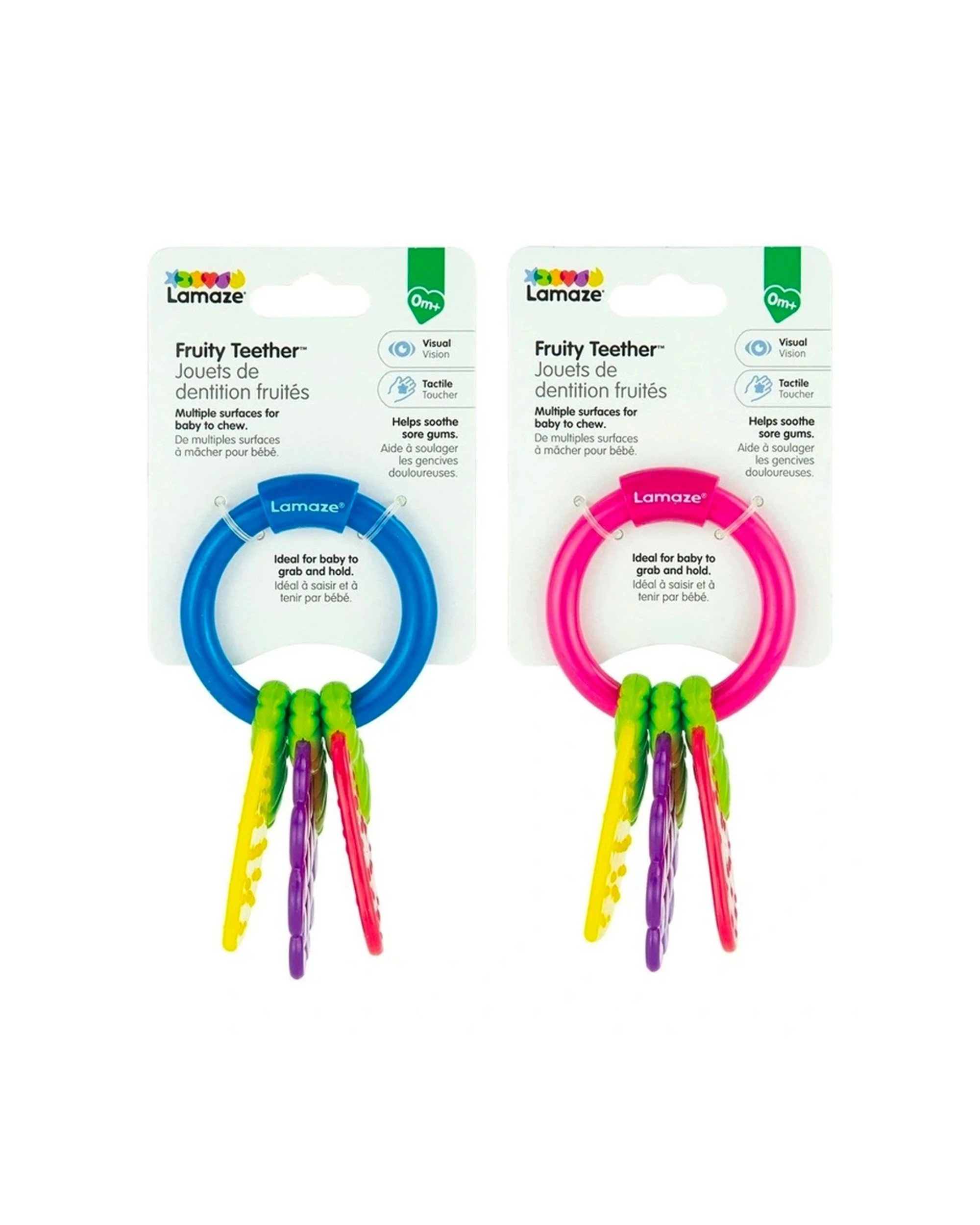 2 Lamaze 3PK Fruity Teething Teether Toddler Sleeping Newborn Baby - Multi, 2 of 4