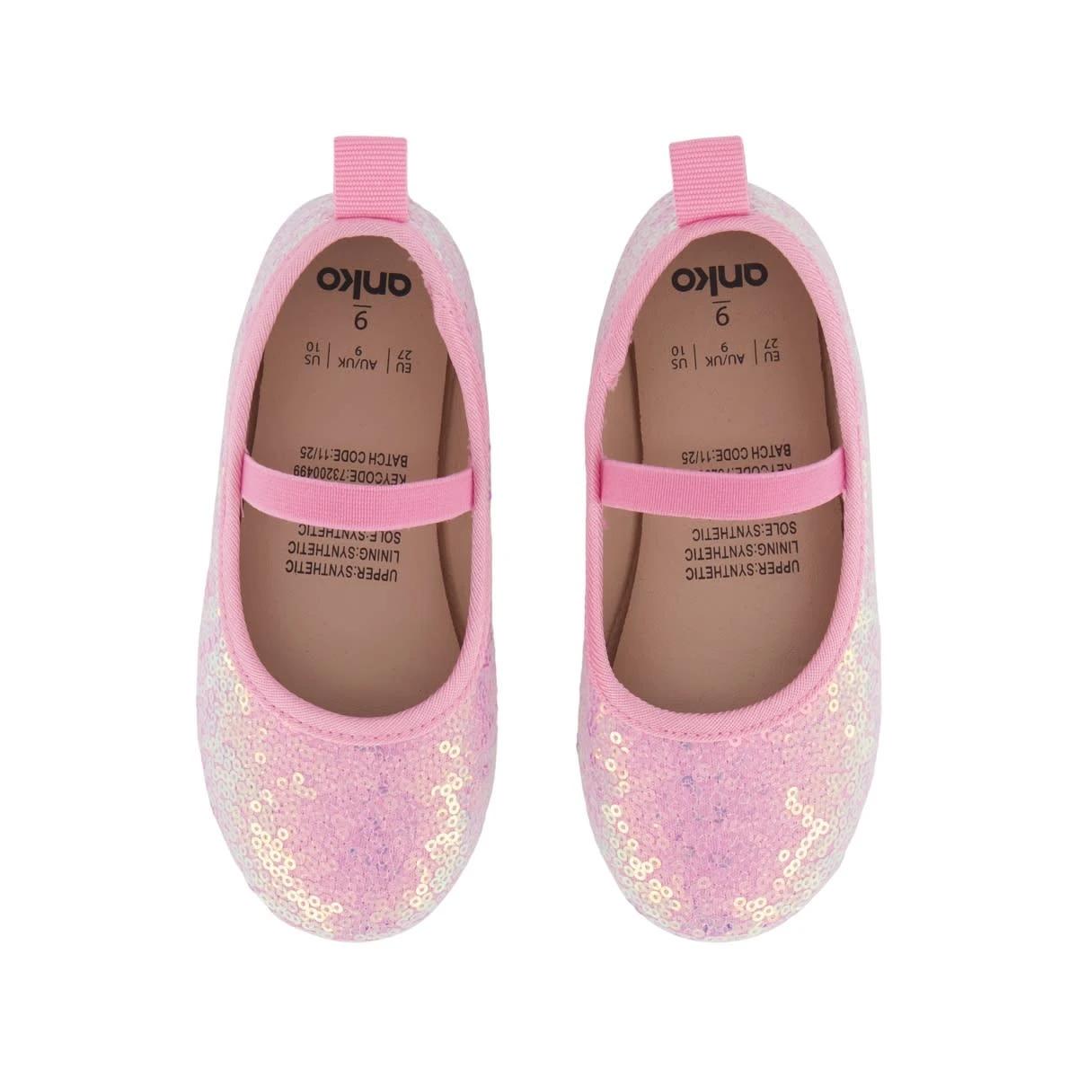 2 Junior Sequin Flats PINK SEQUIN, 2 of 5