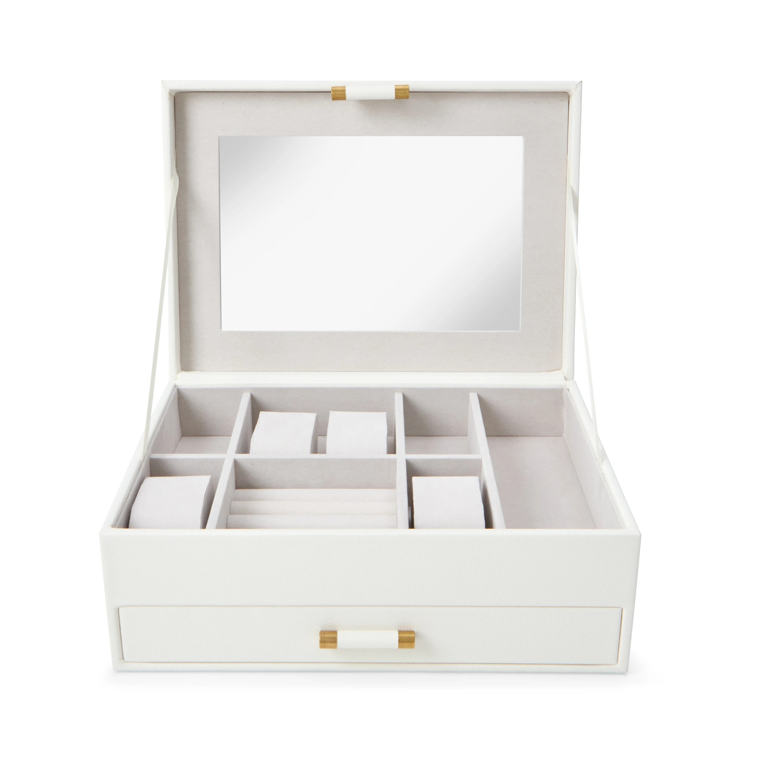 6 Leather Look Jewellery Box, 6 of 7