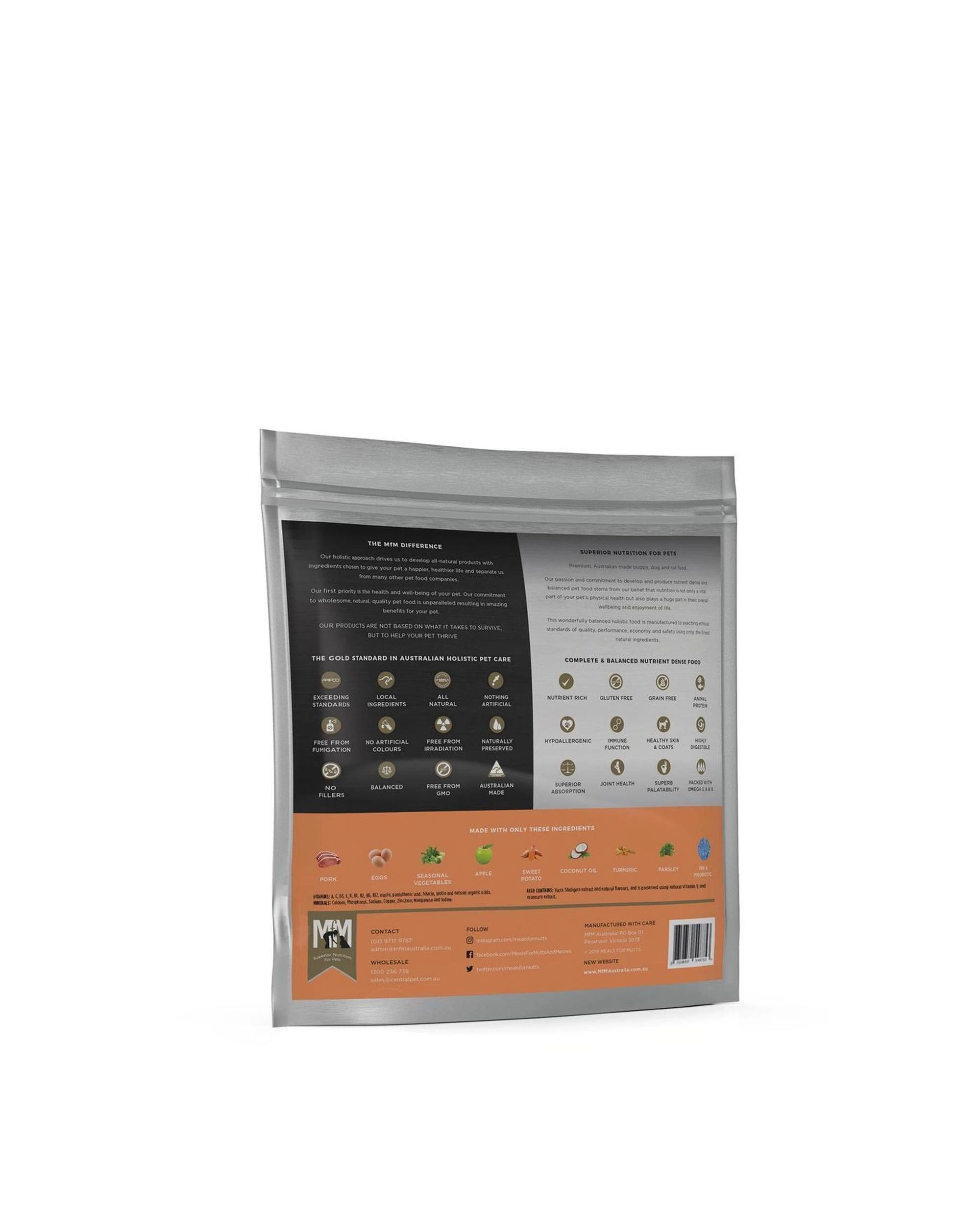 2 MFM All Breeds Grain & Gluten Free Dry Dog Food Bacon & Eggs 2.5kg, 2 of 2