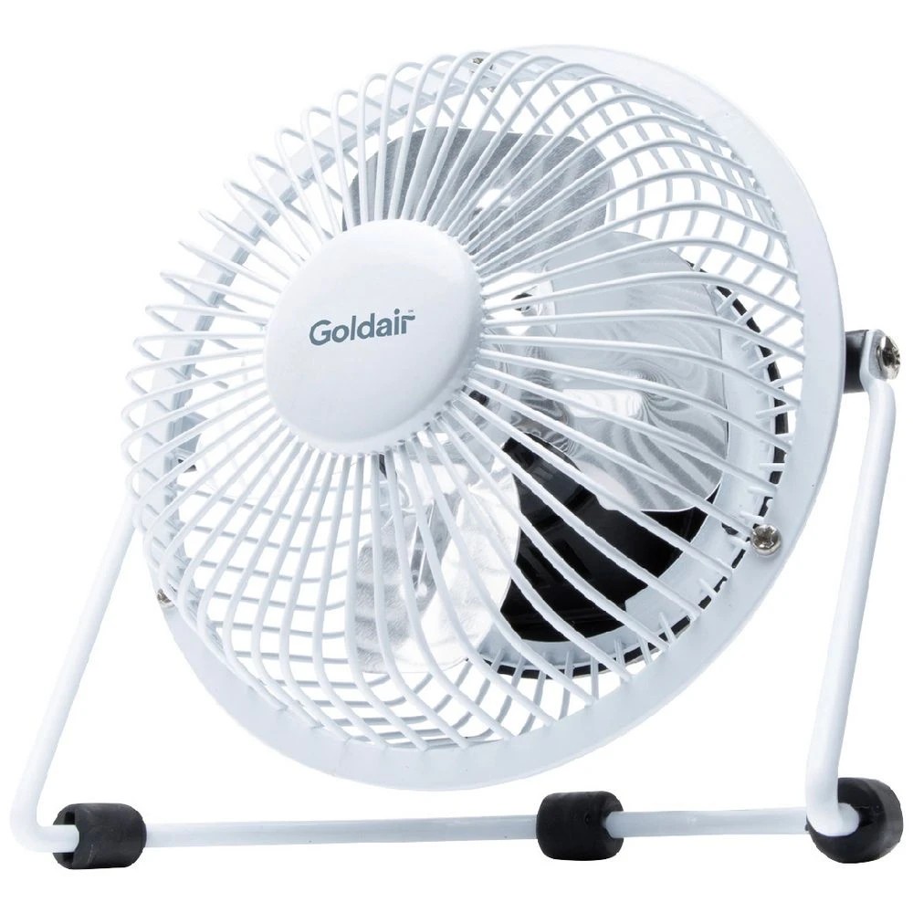1 Goldair USB Mini Fan 10cm White, 1 of 3