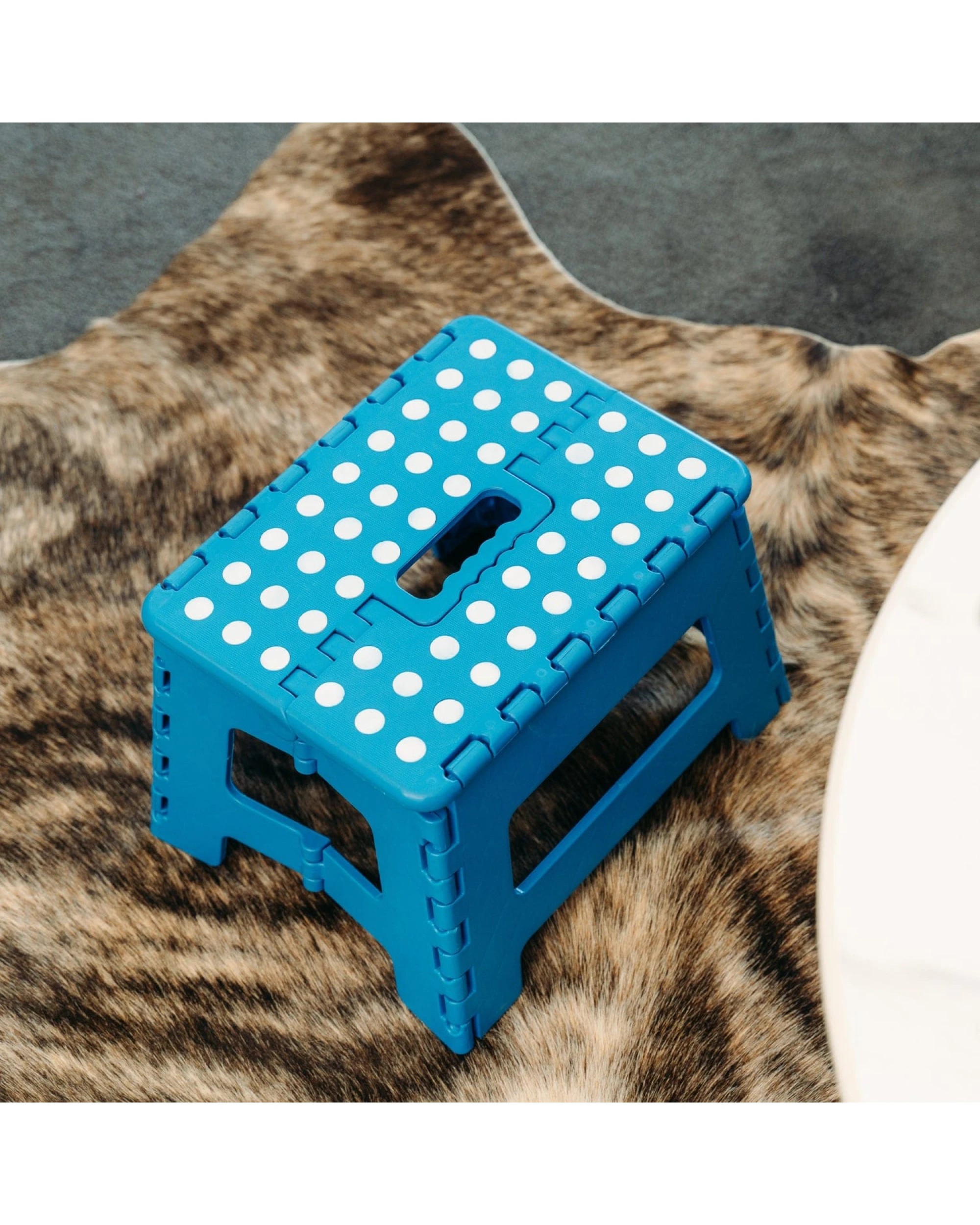 7 BR Home Portable Plastic Folding Step Stool Chair - Blue, 7 of 8