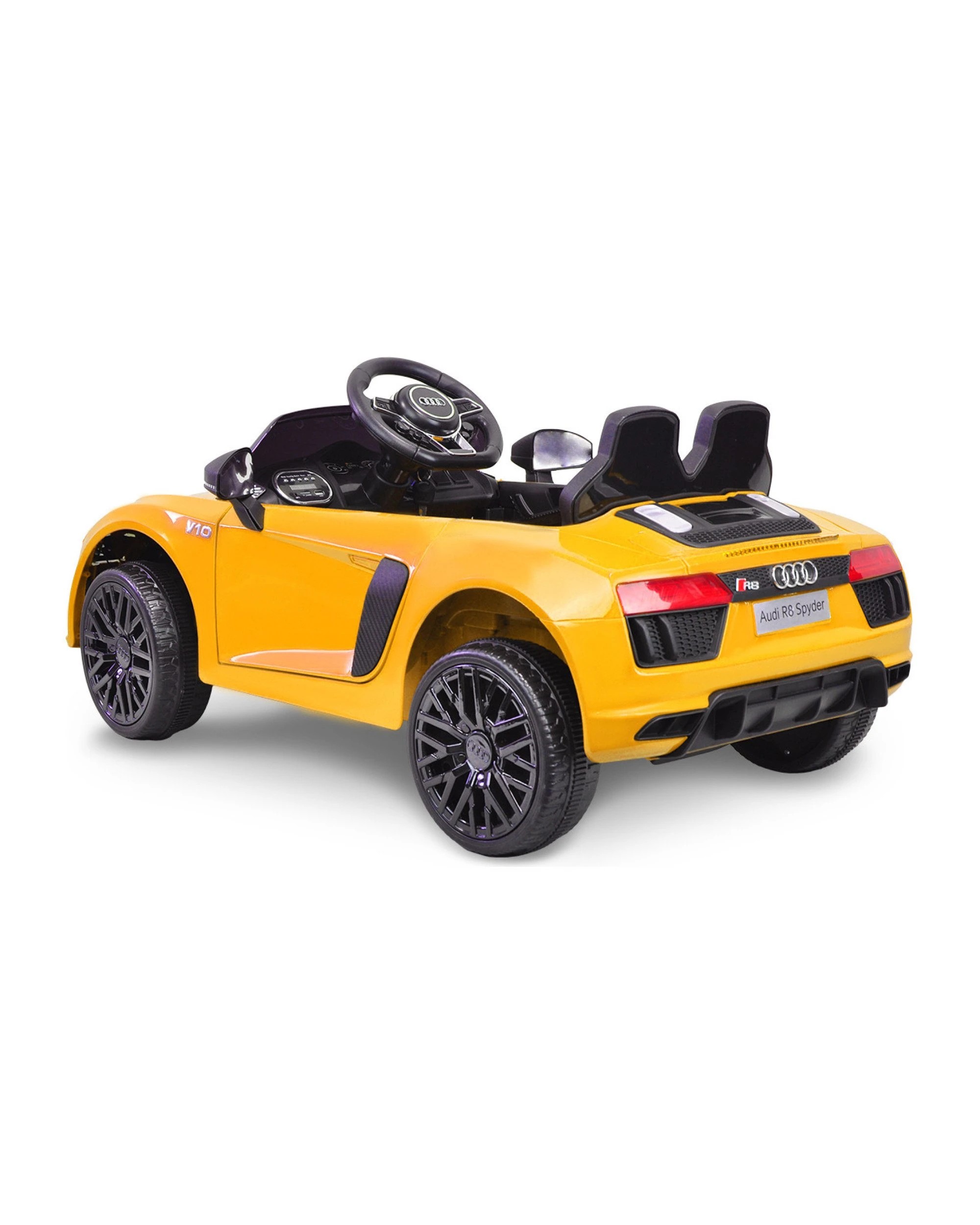 6 Kahuna R8 Spyder Audi Licensed Kids Electric Ride On Car Yellow, 6 of 9