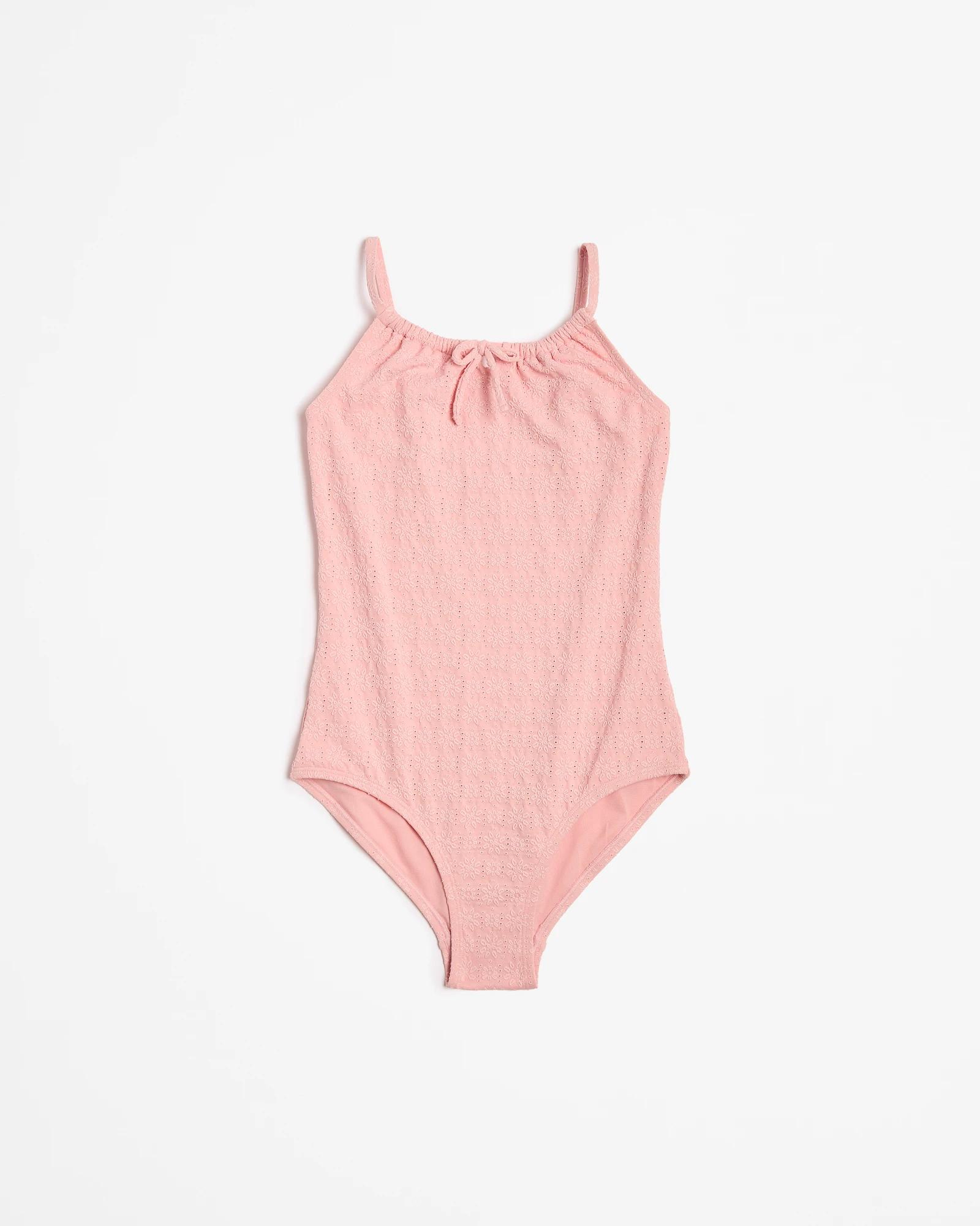 1 Target Broderie One Piece Swimsuit PINK, 1 of 3