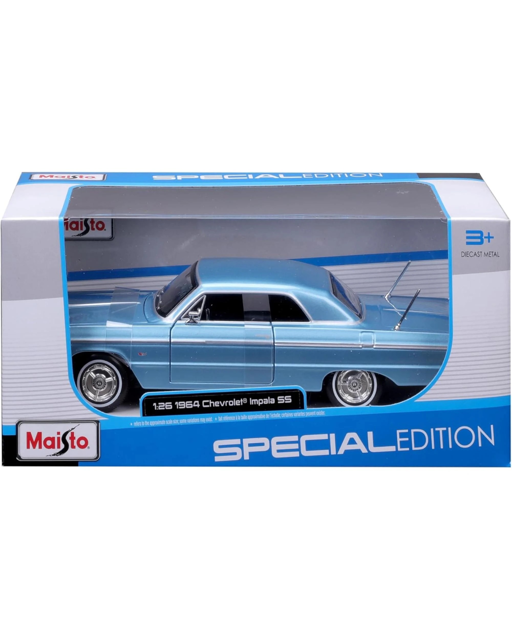1 Maisto 1964 Chevrolet Impala SS 2 Door 1:26 Scale Special Edition Vehicle, 1 of 9