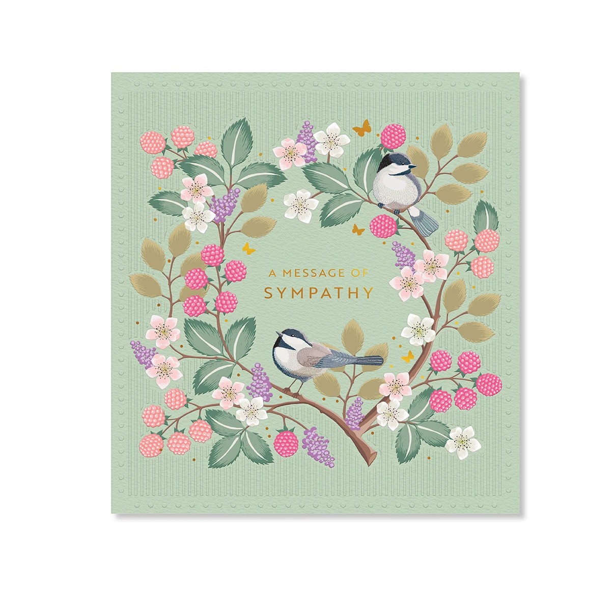 3 Hallmark Sympathy Card - Botanical, 3 of 3