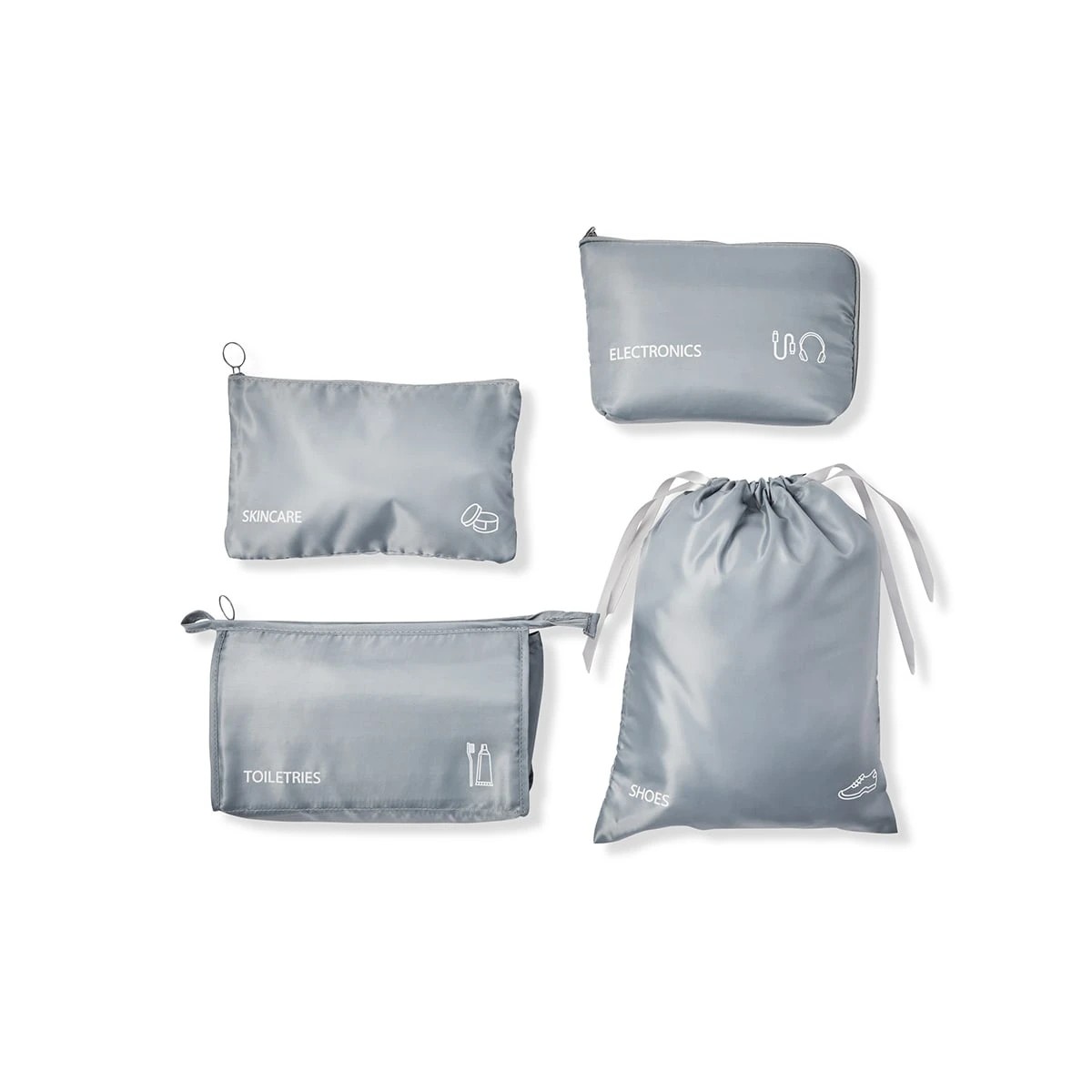 3 7 Piece Packing Cube - Grey, 3 of 10