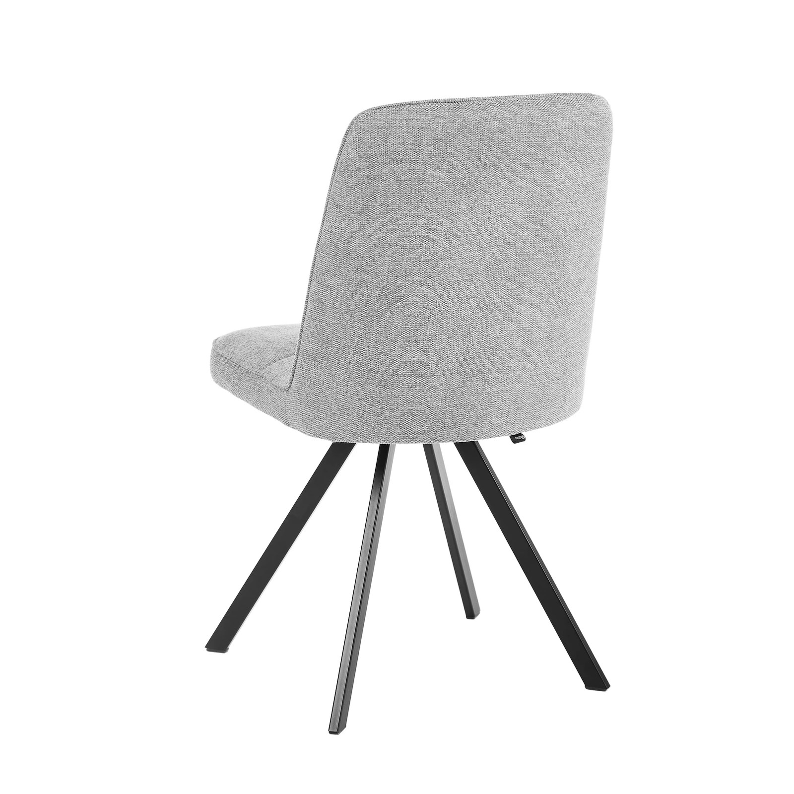 8 Oikiture 2x Dining Chair Kitchen Seat Linen Fabric Accent Chair - Grey, 8 of 9