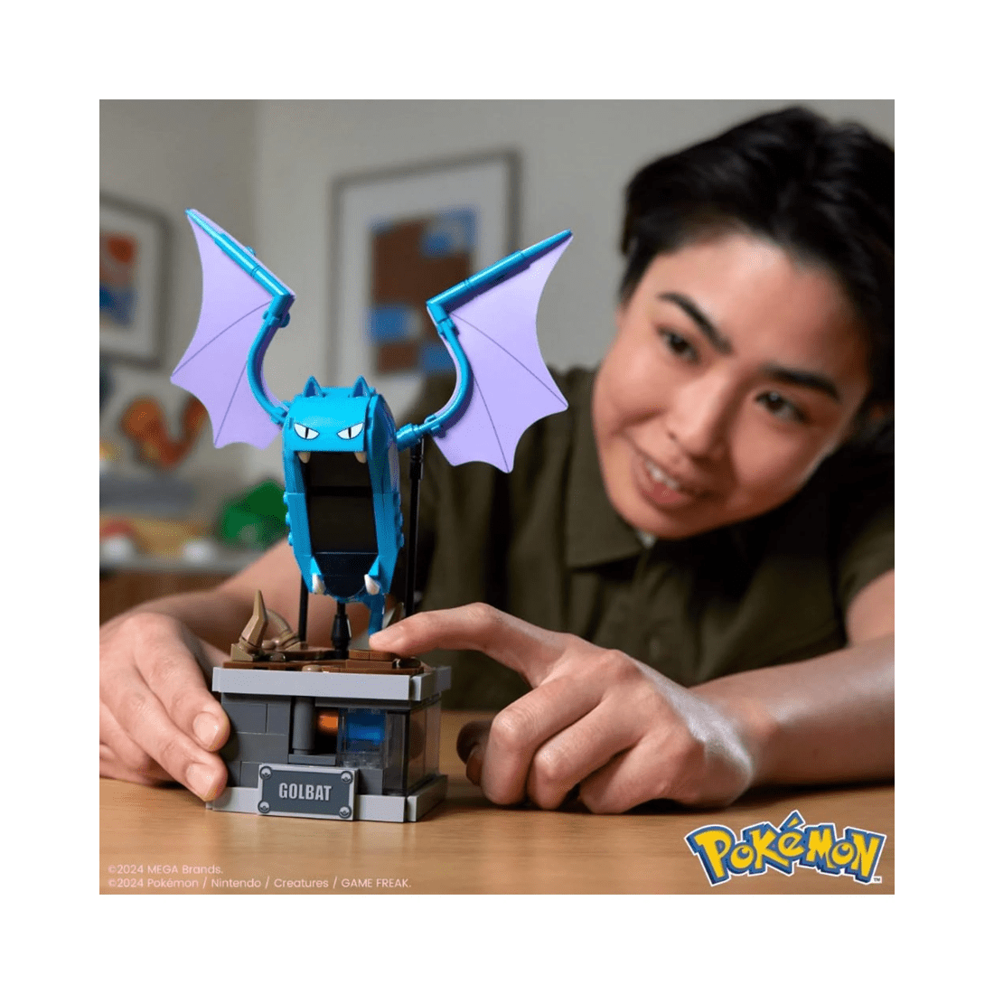 2 Mattel Mega Pokemon Mini Motion Golbat Building Set, 2 of 6