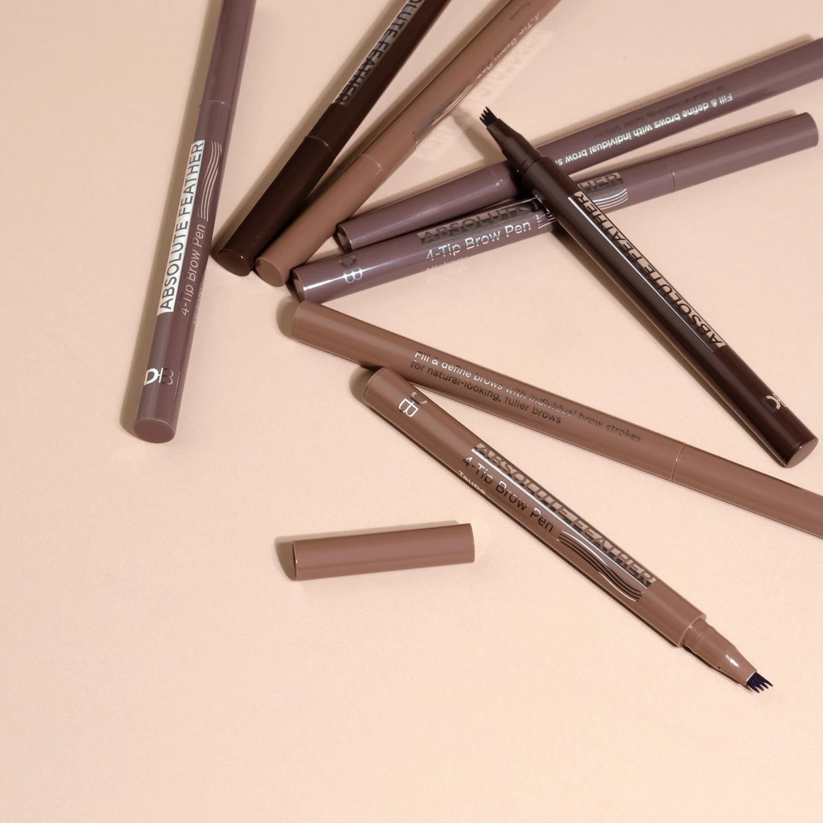 2 DB Designer Brands Absolute Feather Brow Pen - Taupe, 2 of 4