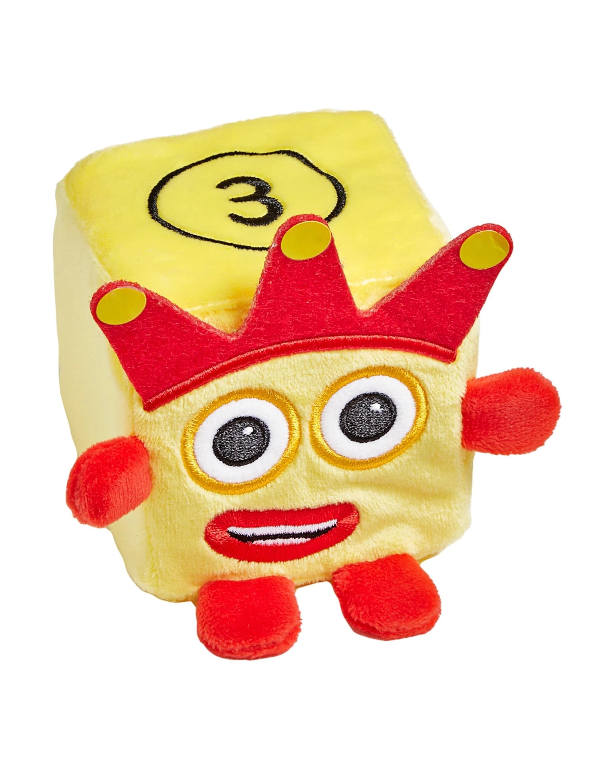 1 Numberblocks Blocklets Number Three Mini Plush, 1 of 1