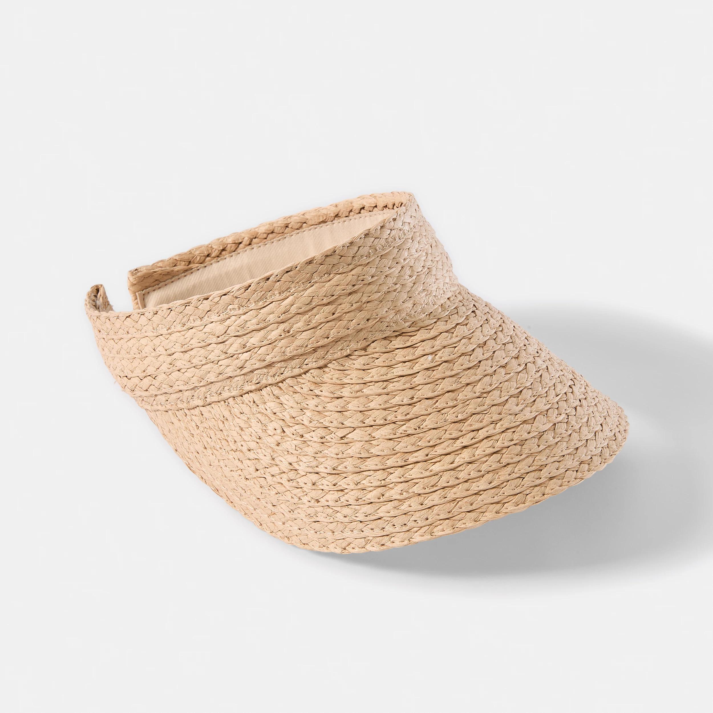 1 Braided Visor NATURAL, 1 of 3