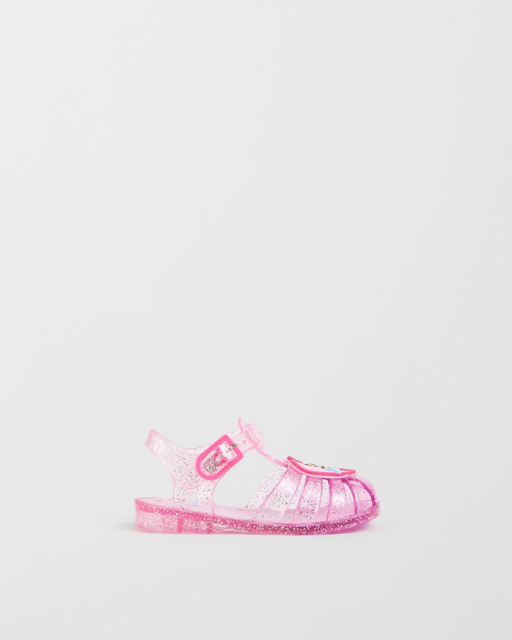 2 Target Baby First Walker Bluey Jelly Sandals PINK, 2 of 3