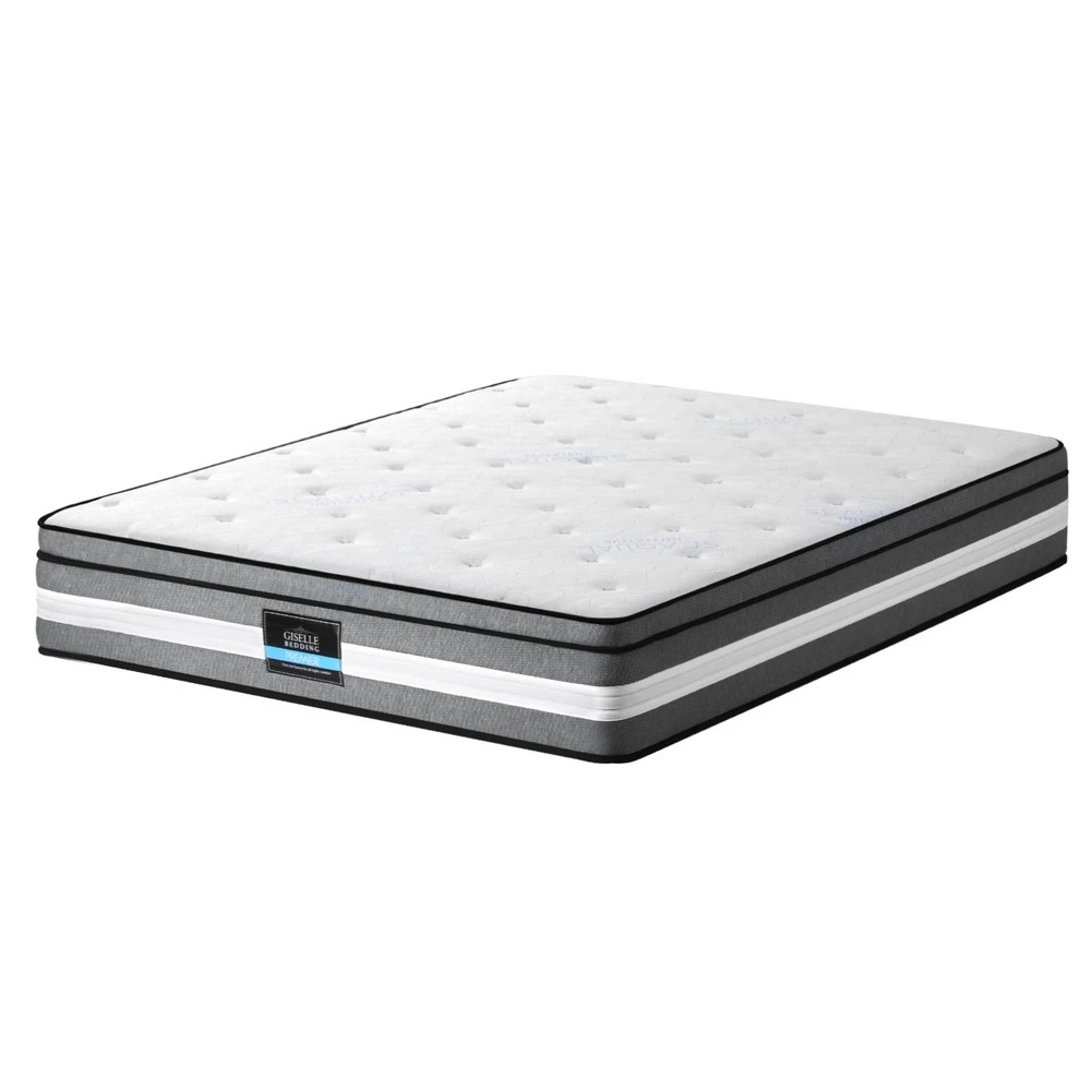 1 Giselle Bedding 30cm Seaqual Fabric Mattress Gel Foam Pocket Spring Queen Size - Queen Bed - Multi, 1 of 7