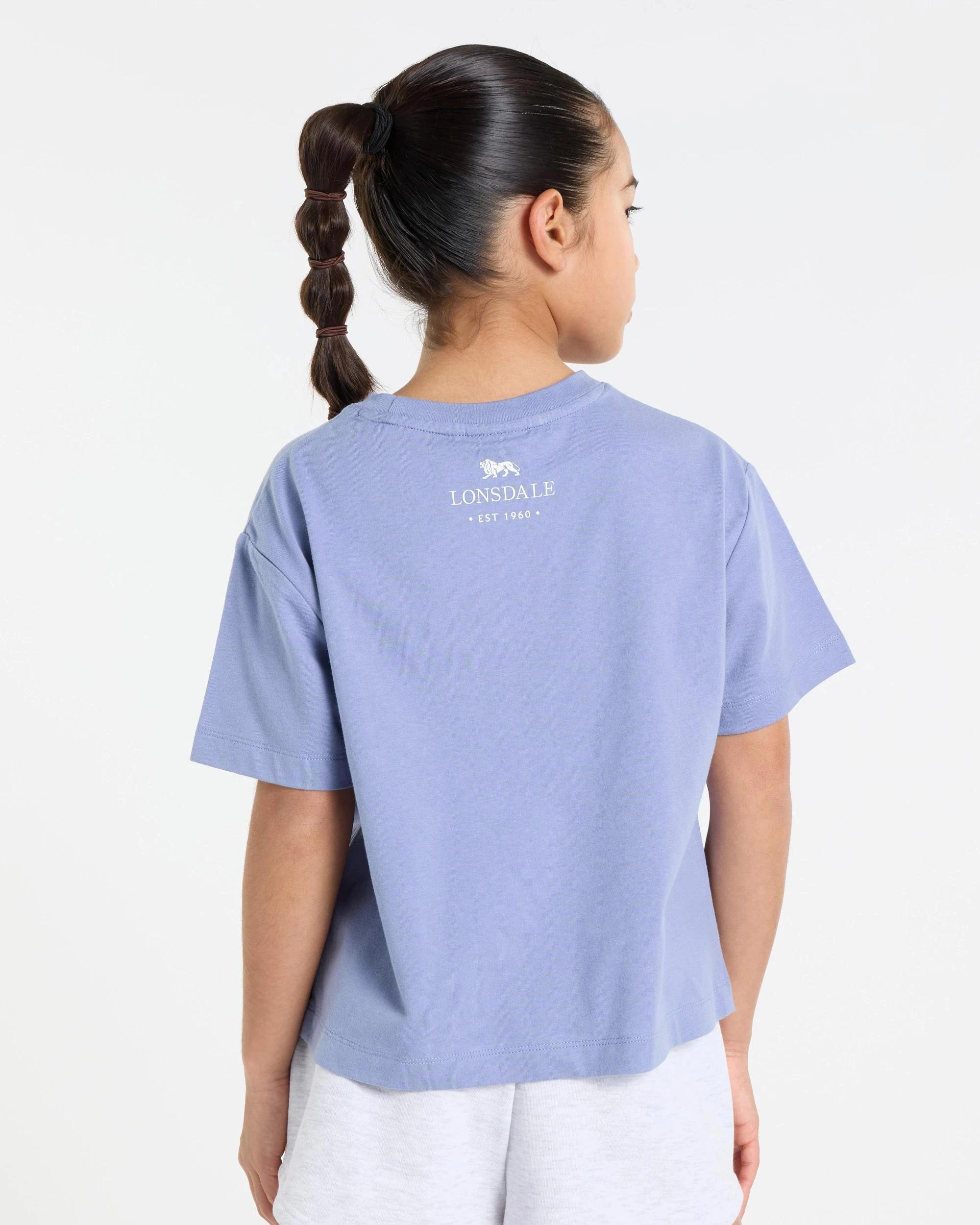 2 Oversized T-Shirt Blue - Lonsdale London BLUE, 2 of 4