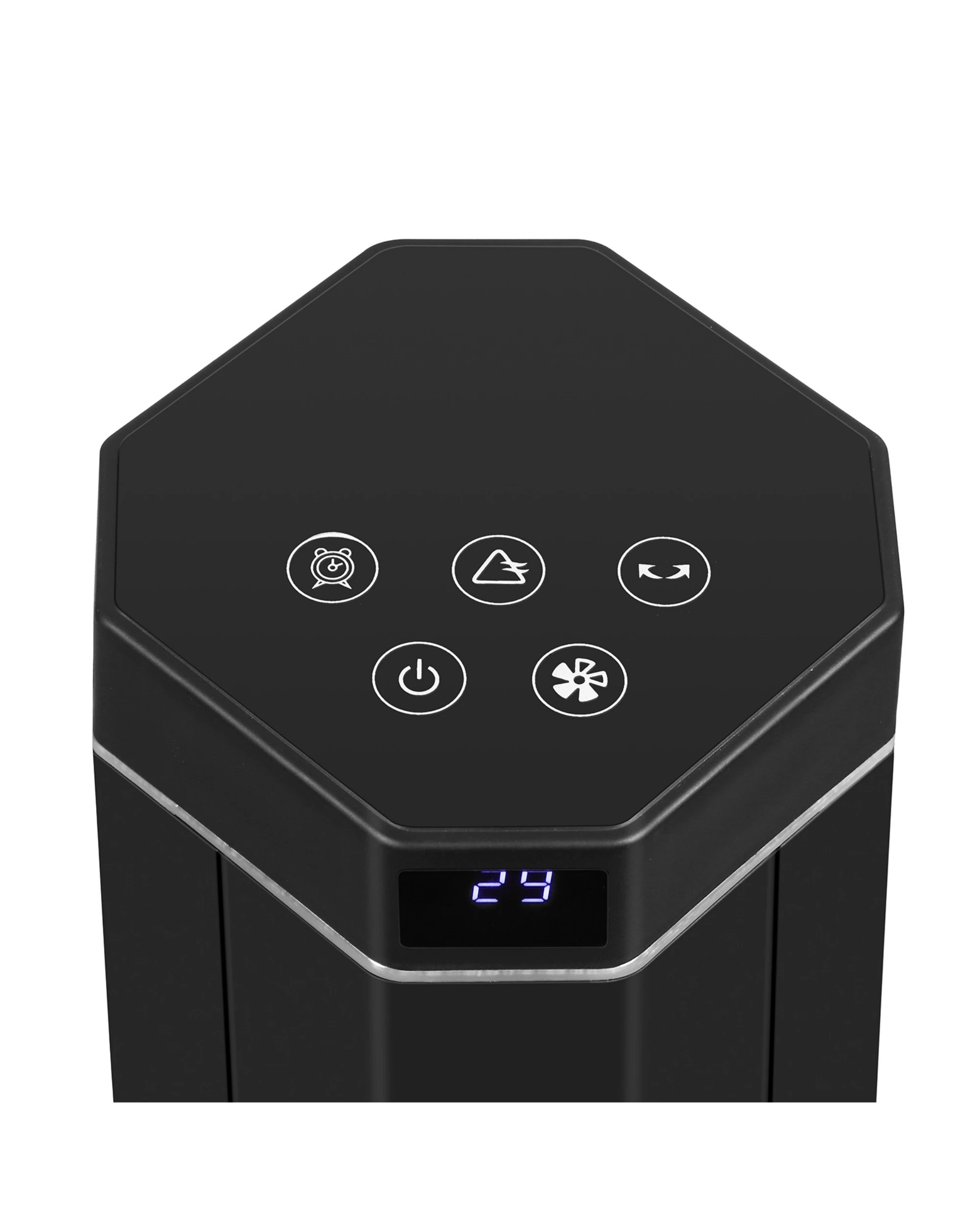 2 ADVWIN Electric Tower Fan, Pedestal Fan with 90° Air Coverage, Auto Oscillating, Remote, 3-Speeds, 8H Timer, 2 of 6