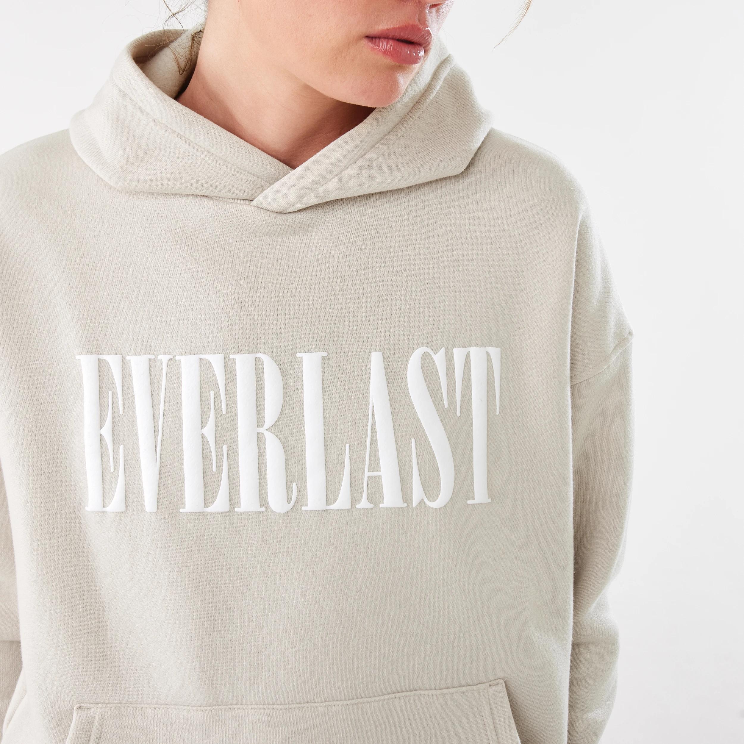 8 Everlast Womens Athletic Club Hoodie EVERLAST BUBBLE LOGO STONE, 8 of 9