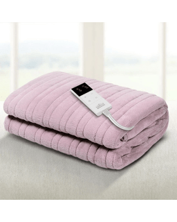 Giselle Electric Throw Rug Heated Blanket Fleece - 