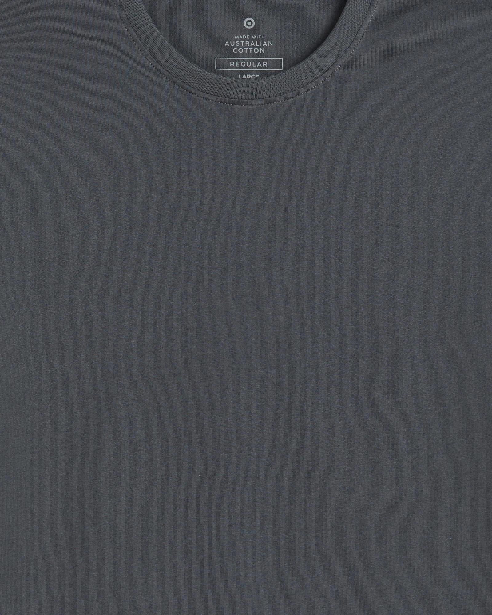6 Target Australian Cotton T-Shirt DARK GREY, 6 of 6
