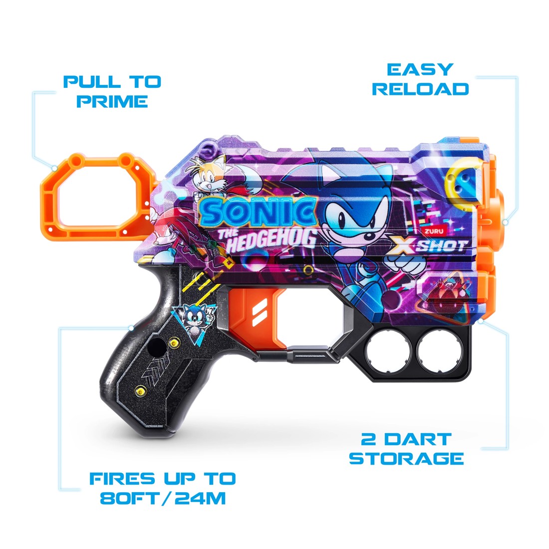5 Zuru X-Shot Skins Sonic the Hedgehog Blaster, 5 of 8
