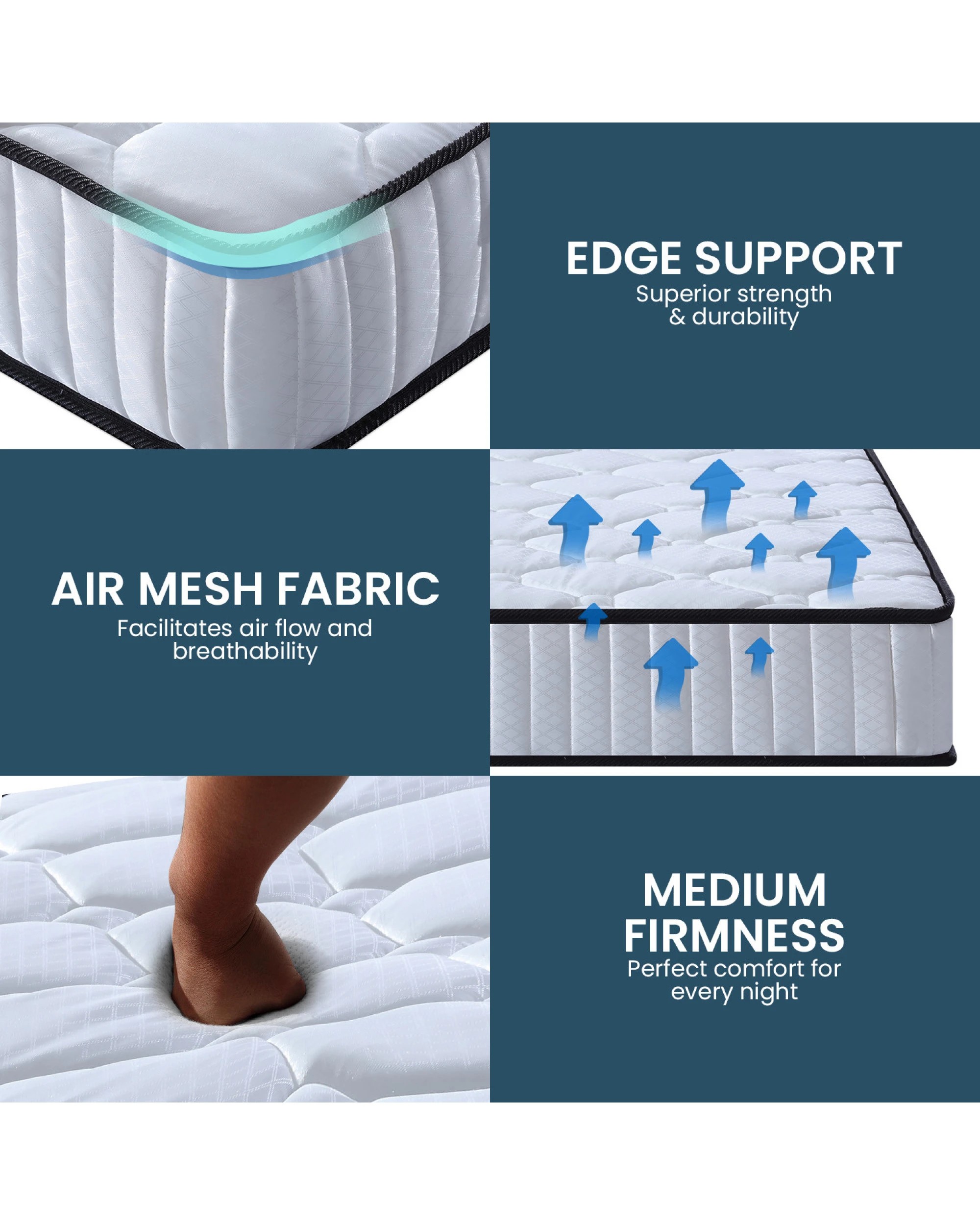 9 Laura Hill Pocket Spring Mattress - King Single, 9 of 10
