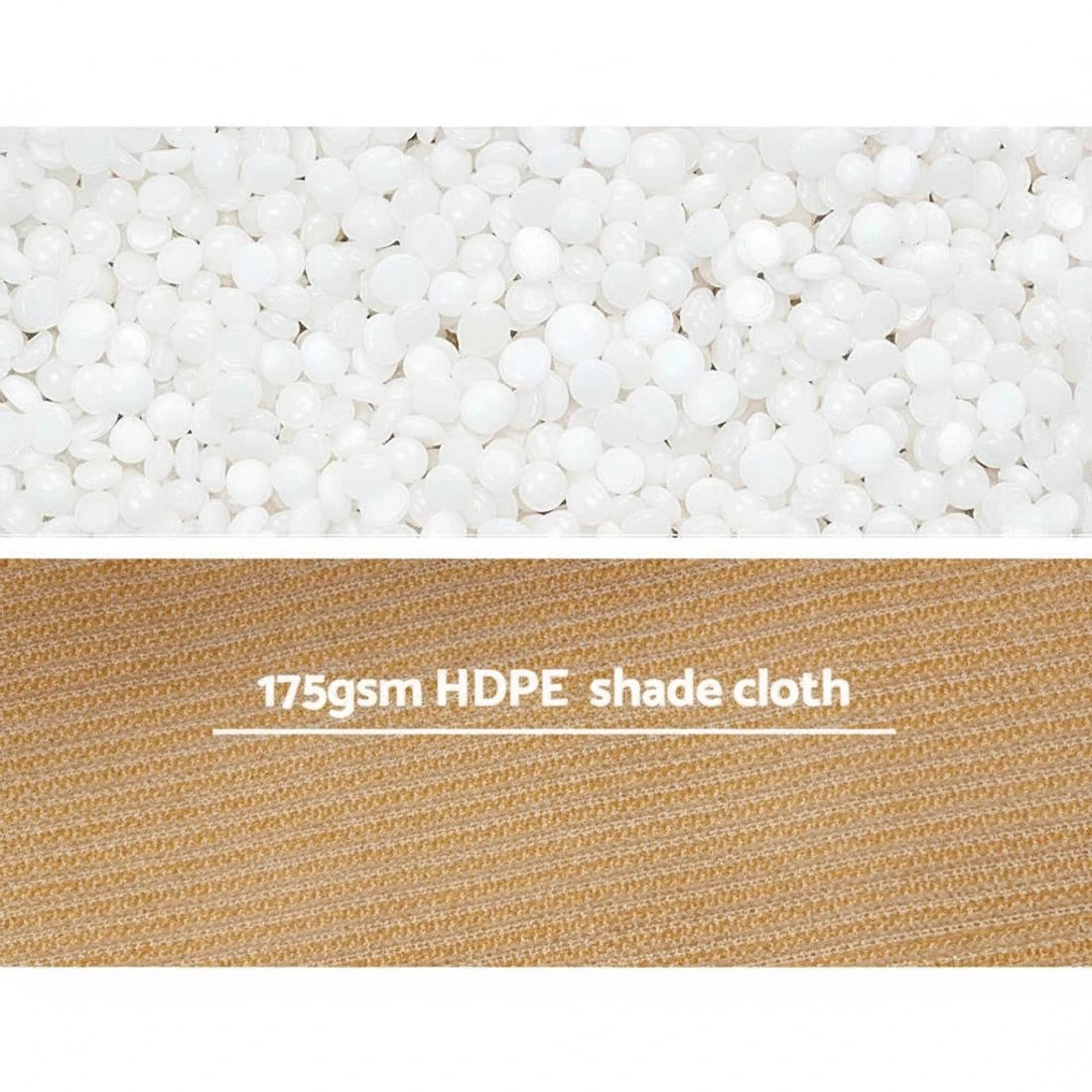 2 Instahut 70% Shade Cloth 3.66x30m Shadecloth Sail Heavy Duty - Beige, 2 of 5