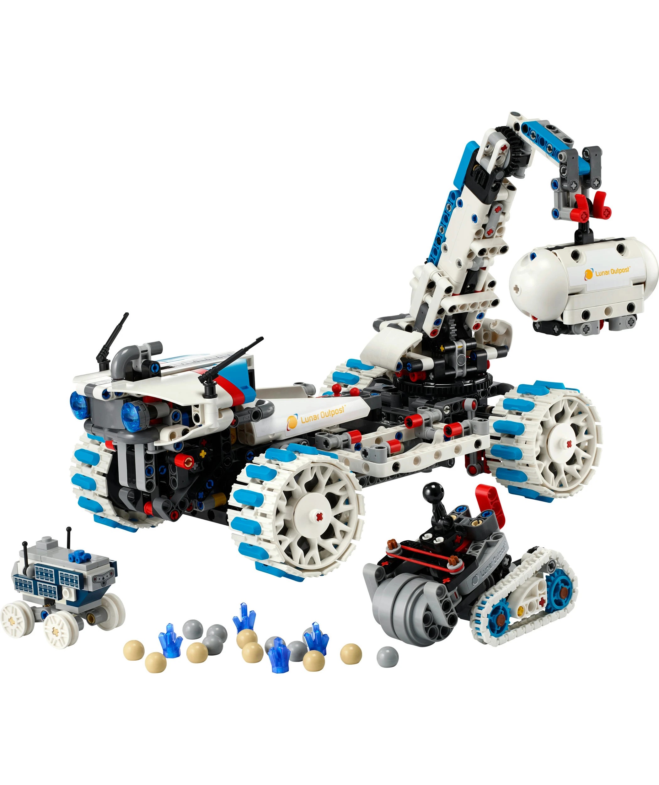 2 LEGO Technic Lunar Outpost Moon Rover Space Vehicle 42211, 2 of 10