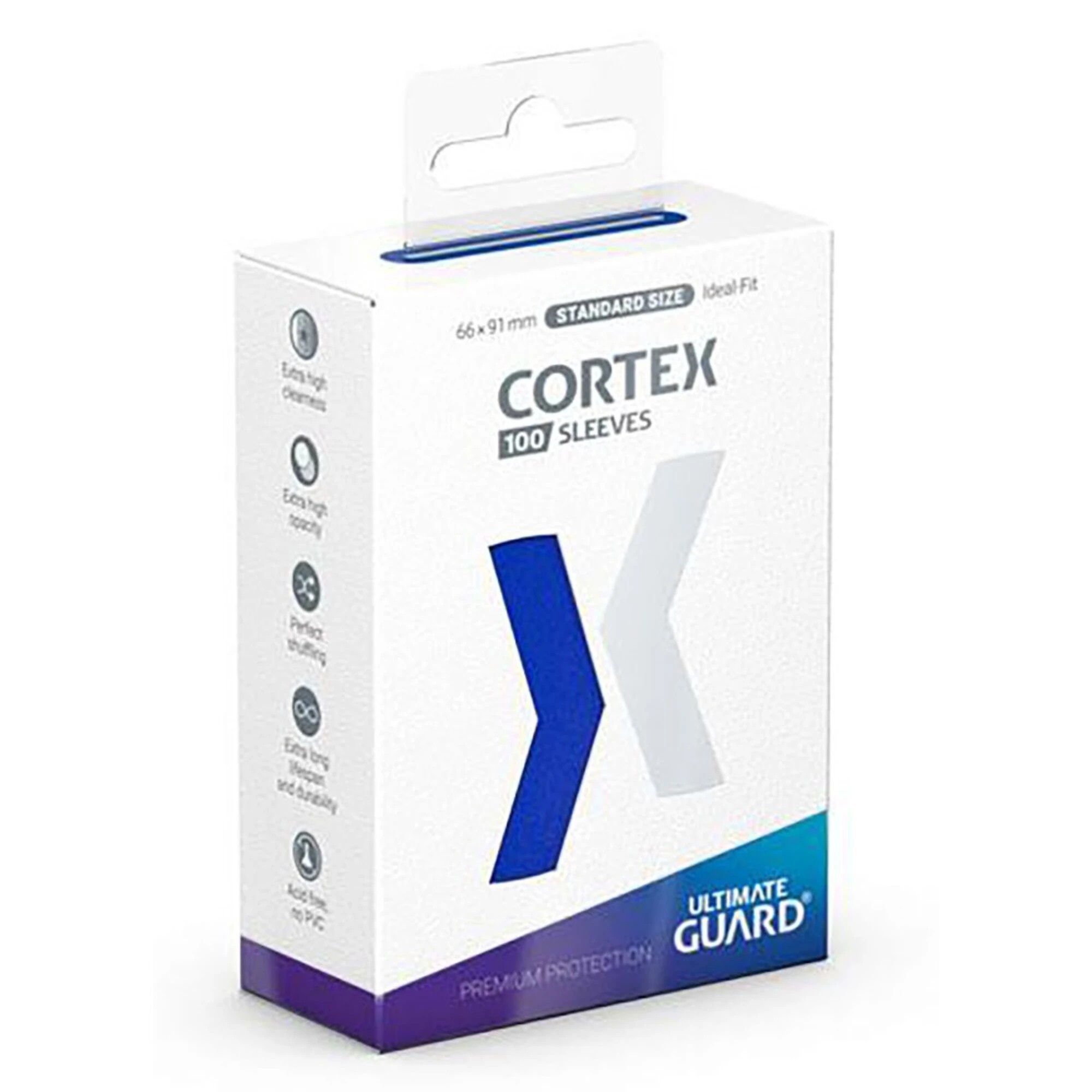 1 Ultimate Guard TCG - CORTEX Trading Card Sleeves 100-Pack - Blue, 1 of 2