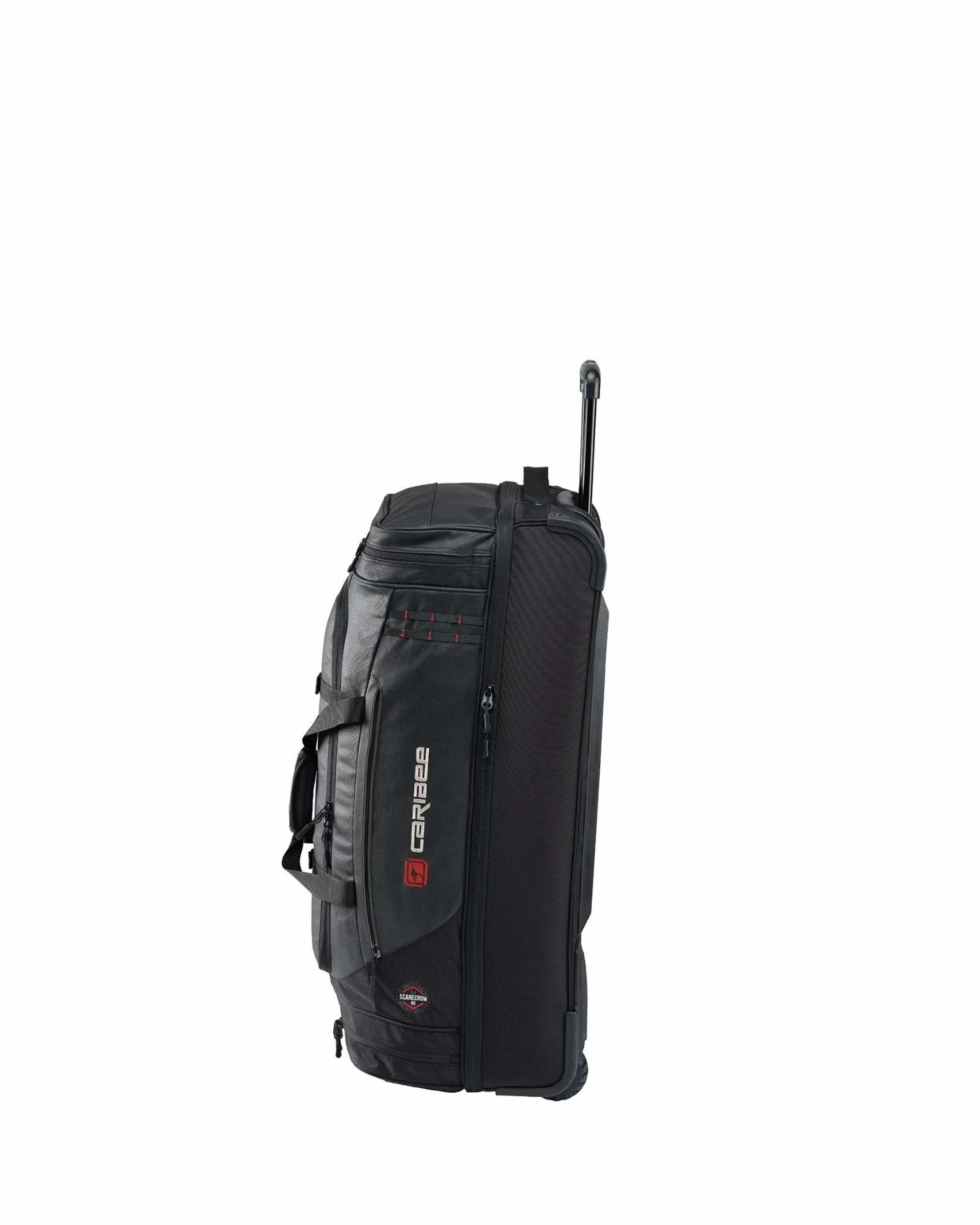 3 Caribee Scarecrow V2 Medium Wheeled Duffle Bag - 75L - Black, 3 of 5