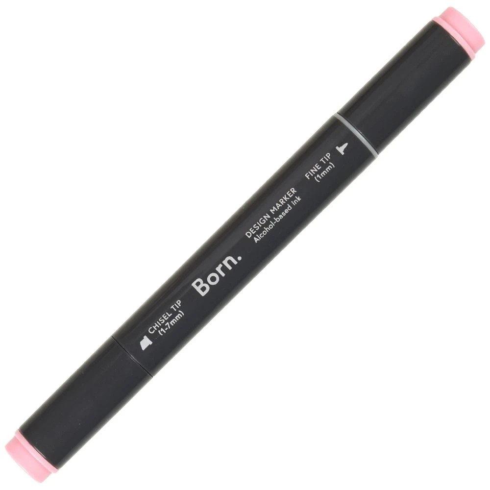 4 Born Professional Dual-Tip Artist Marker Pastel Rose R293, 4 of 4